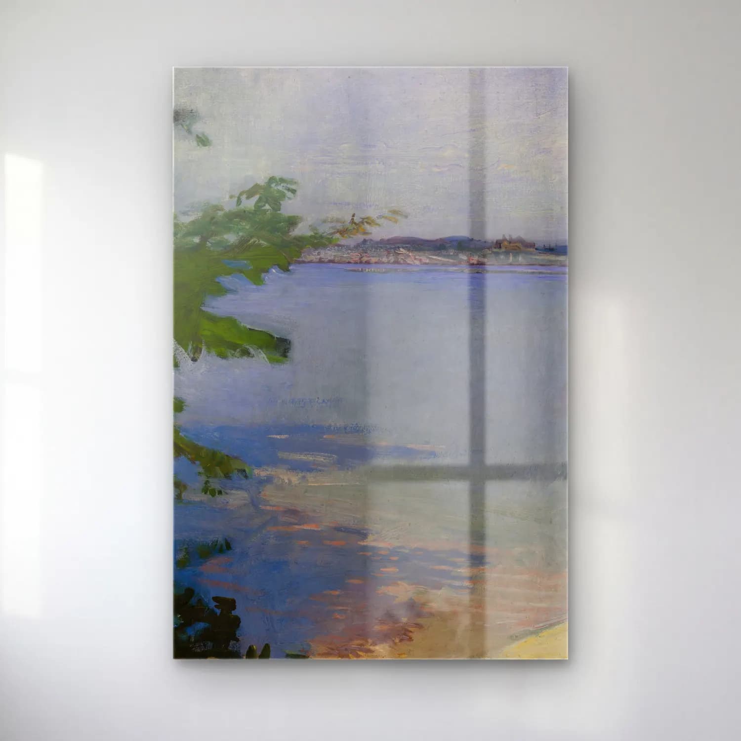 Abbott Handerson Thayer – Dublin Pond, New Hampshire cam tablo — Abbott Handerson Thayer – Dublin Pond, New Hampshire — empresyonist i̇talyan sahili