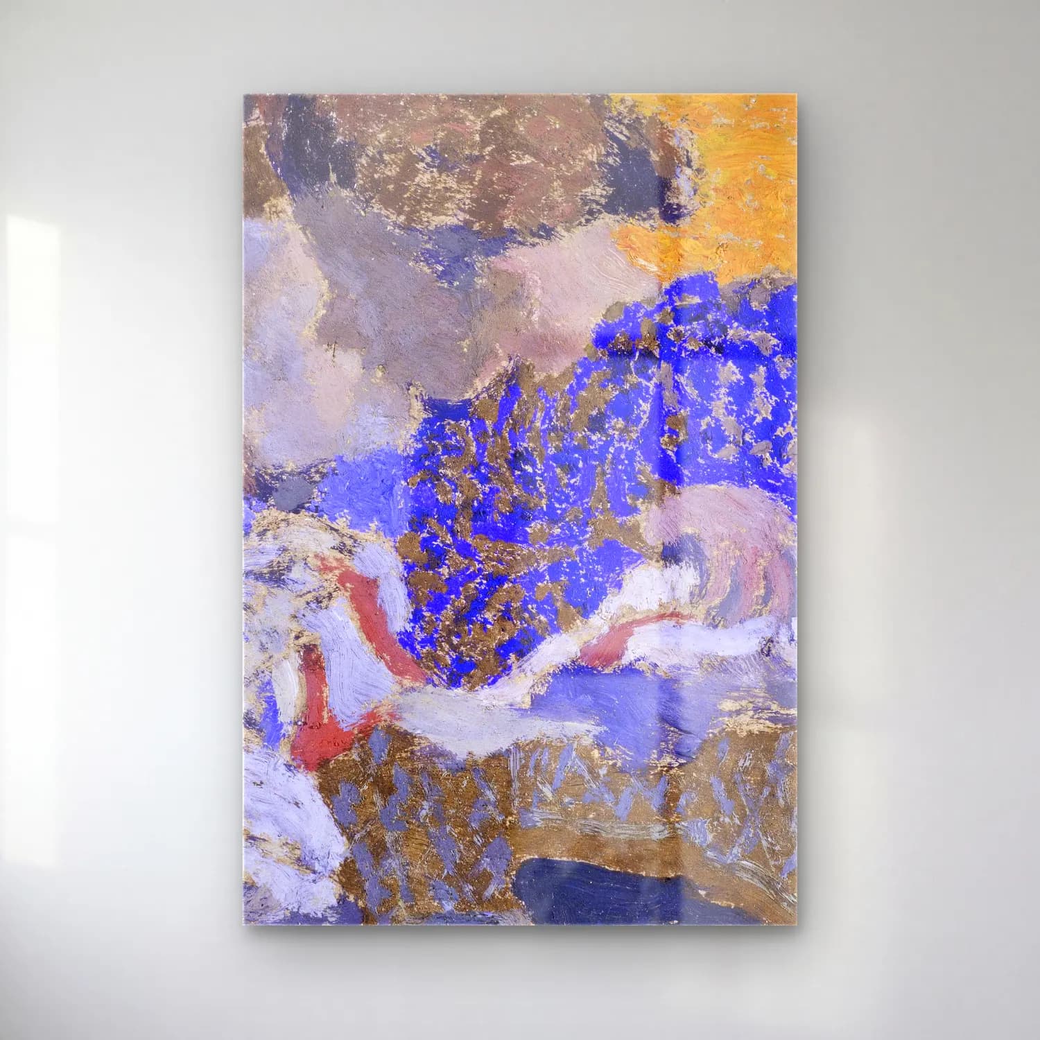 Édouard Vuillard – Renk Alanları cam tablo — Édouard Vuillard – Renk Alanları — empresyonist renk alanları