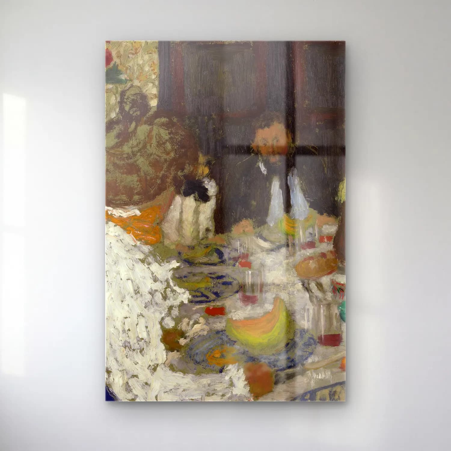 Édouard Vuillard – Ekmek ve Pastalar cam tablo — Édouard Vuillard – Ekmek ve Pastalar — empresyonist ekmek ve pastalar
