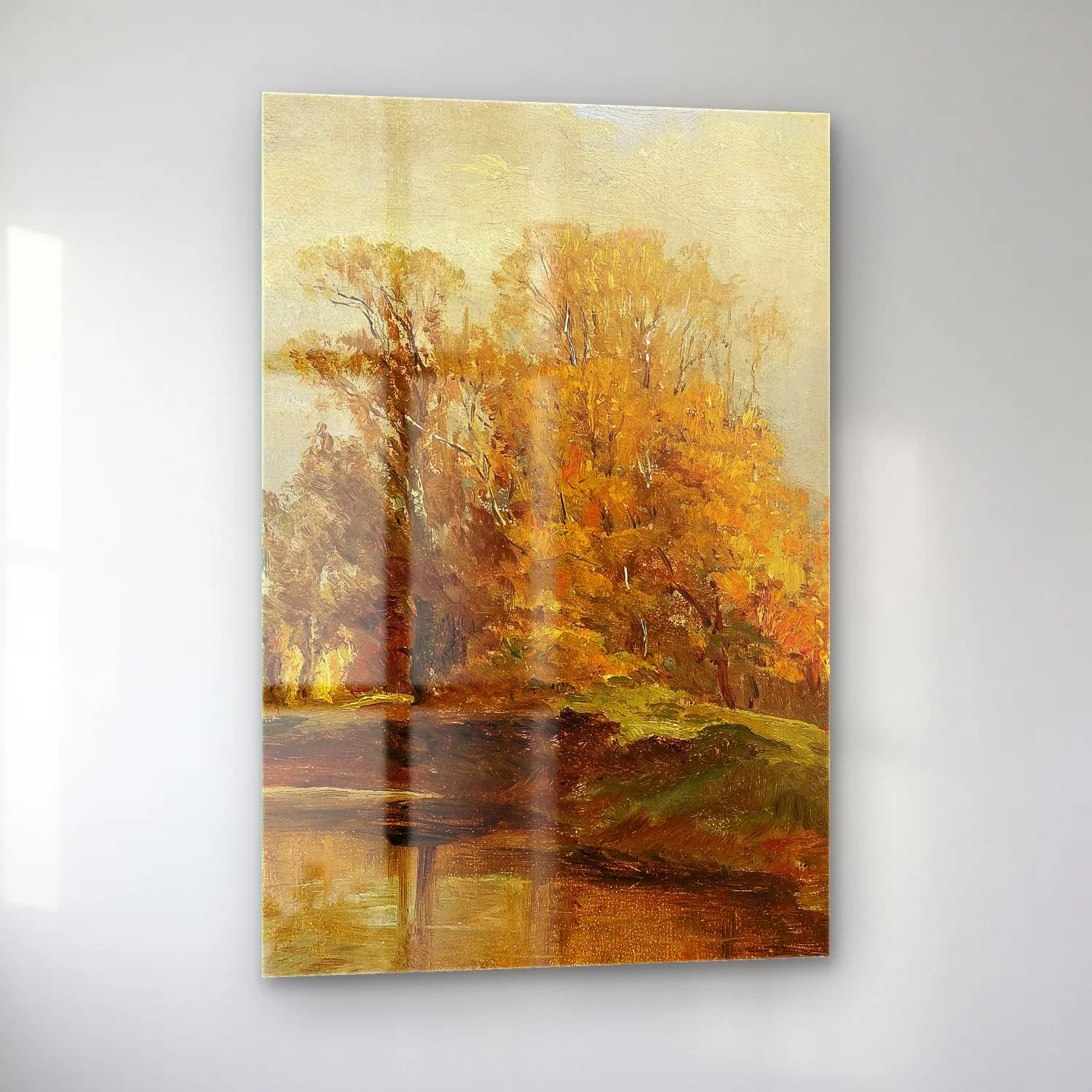 Olga Wisinger-Florian – Landscape Study cam tablo — sol açıdan görünüm