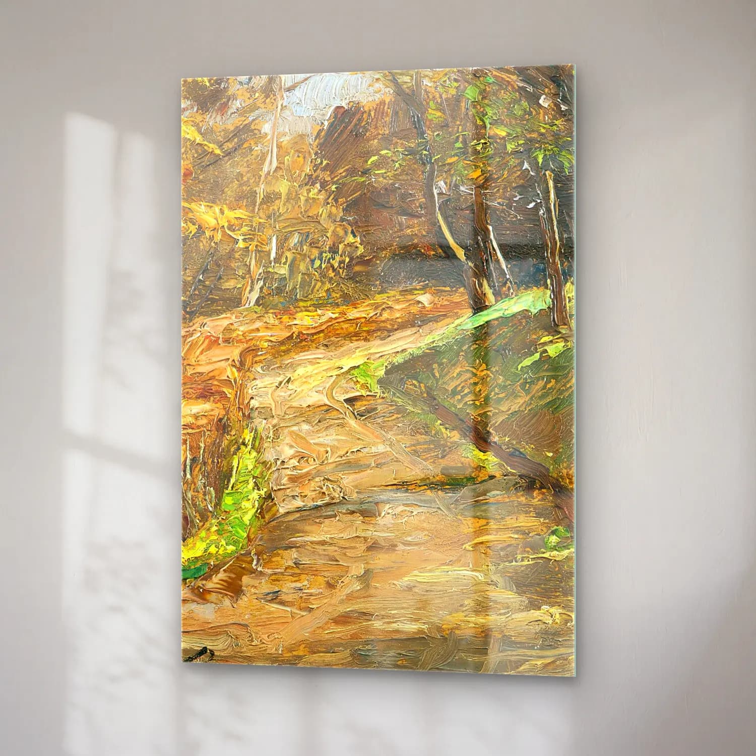 Olga Wisinger-Florian – Pathway In Early Spring cam tablo — sağ açıdan görünüm