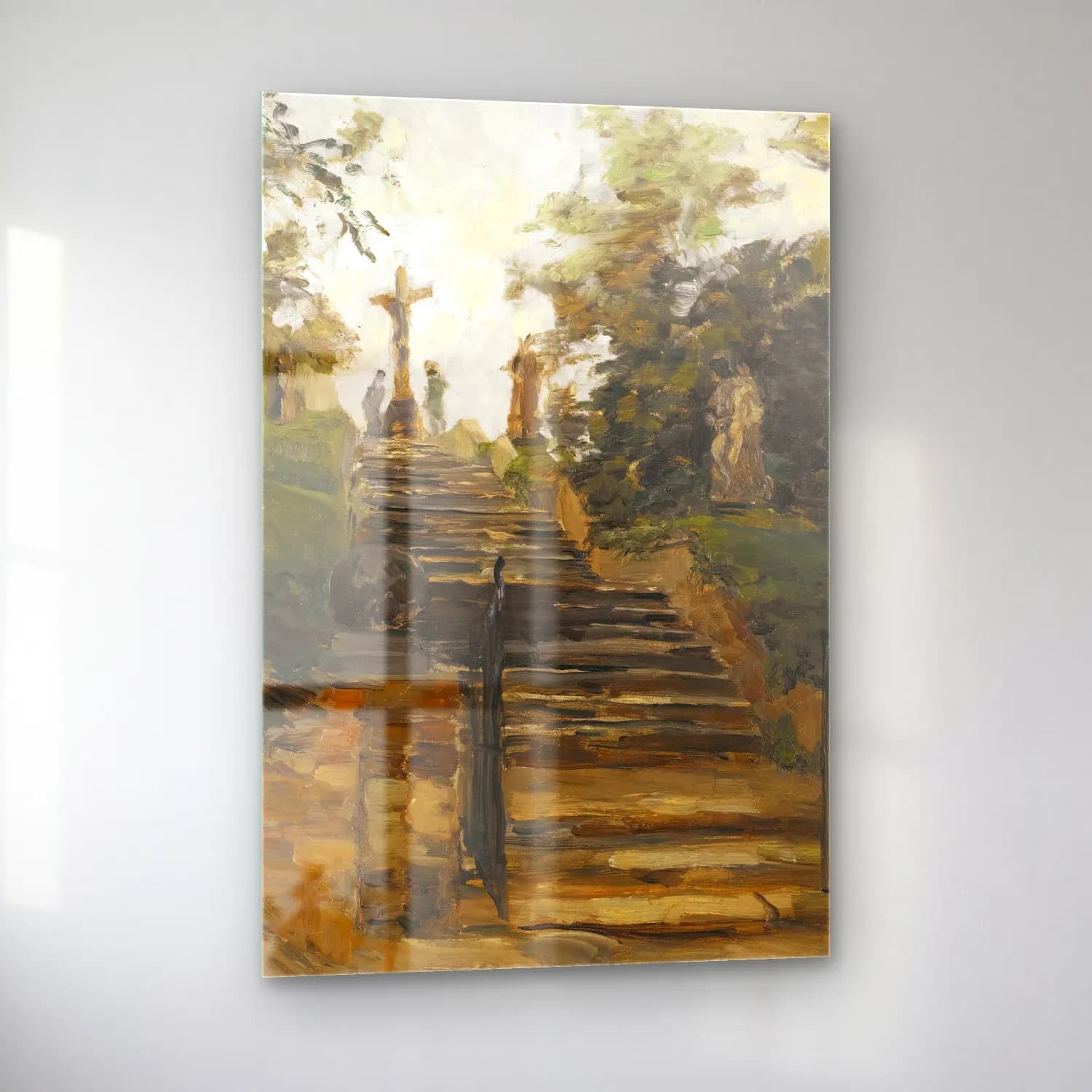 Olga Wisinger-Florian – The Bisamberg Near Vienna cam tablo — sol açıdan görünüm