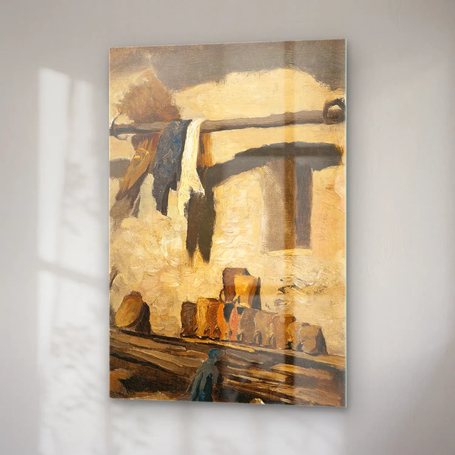 Olga Wisinger-Florian – Wall of a house cam tablo — sağ açıdan görünüm