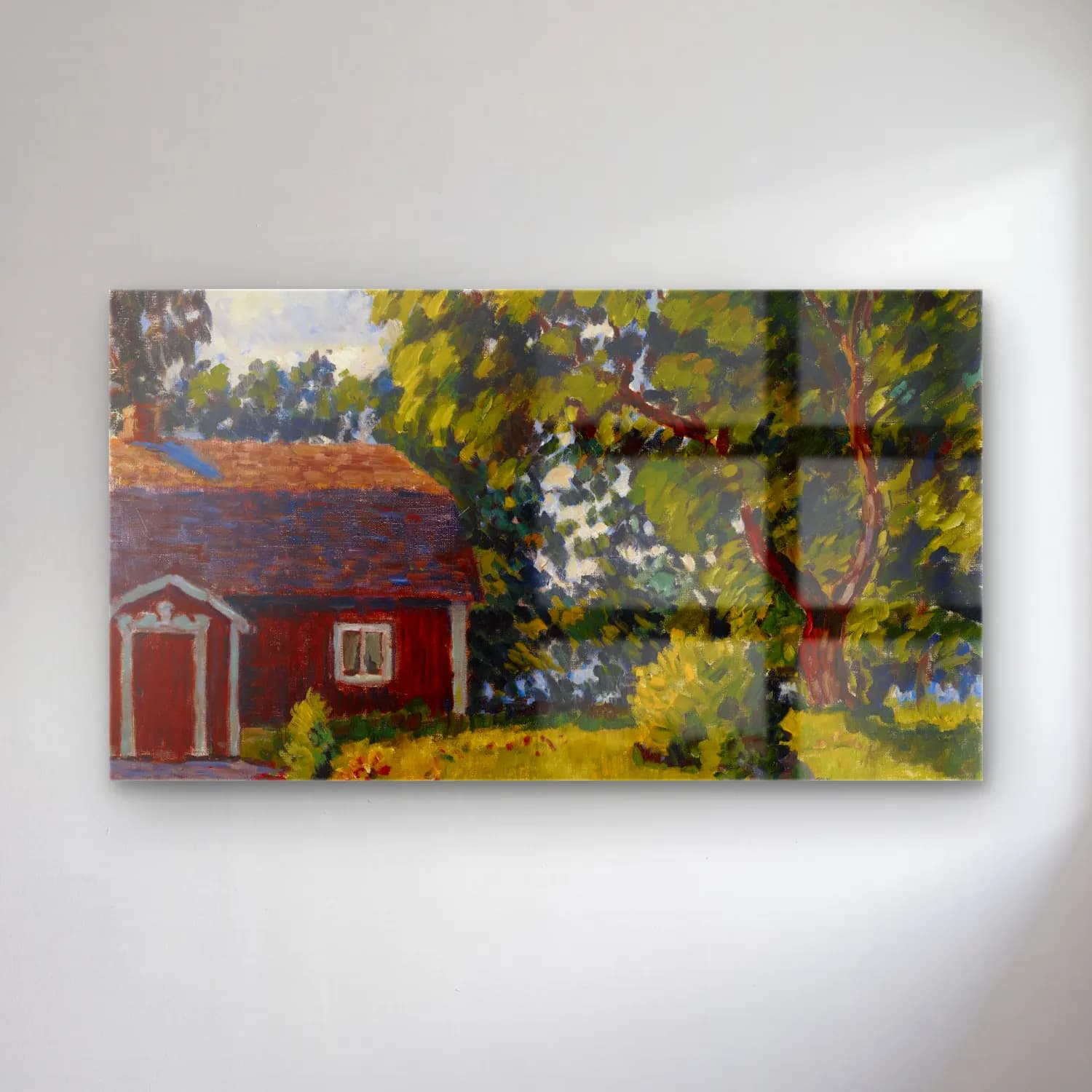Alfred William Finch – Urajärven museo cam tablo — Alfred William Finch – Urajärven museo — empresyonist kır evi
