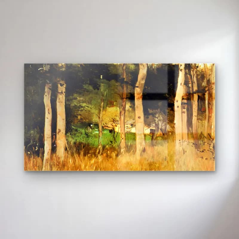 Berthe Morisot – Cottage in Normandy cam tablo — Berthe Morisot – Cottage in Normandy — empresyonist orman