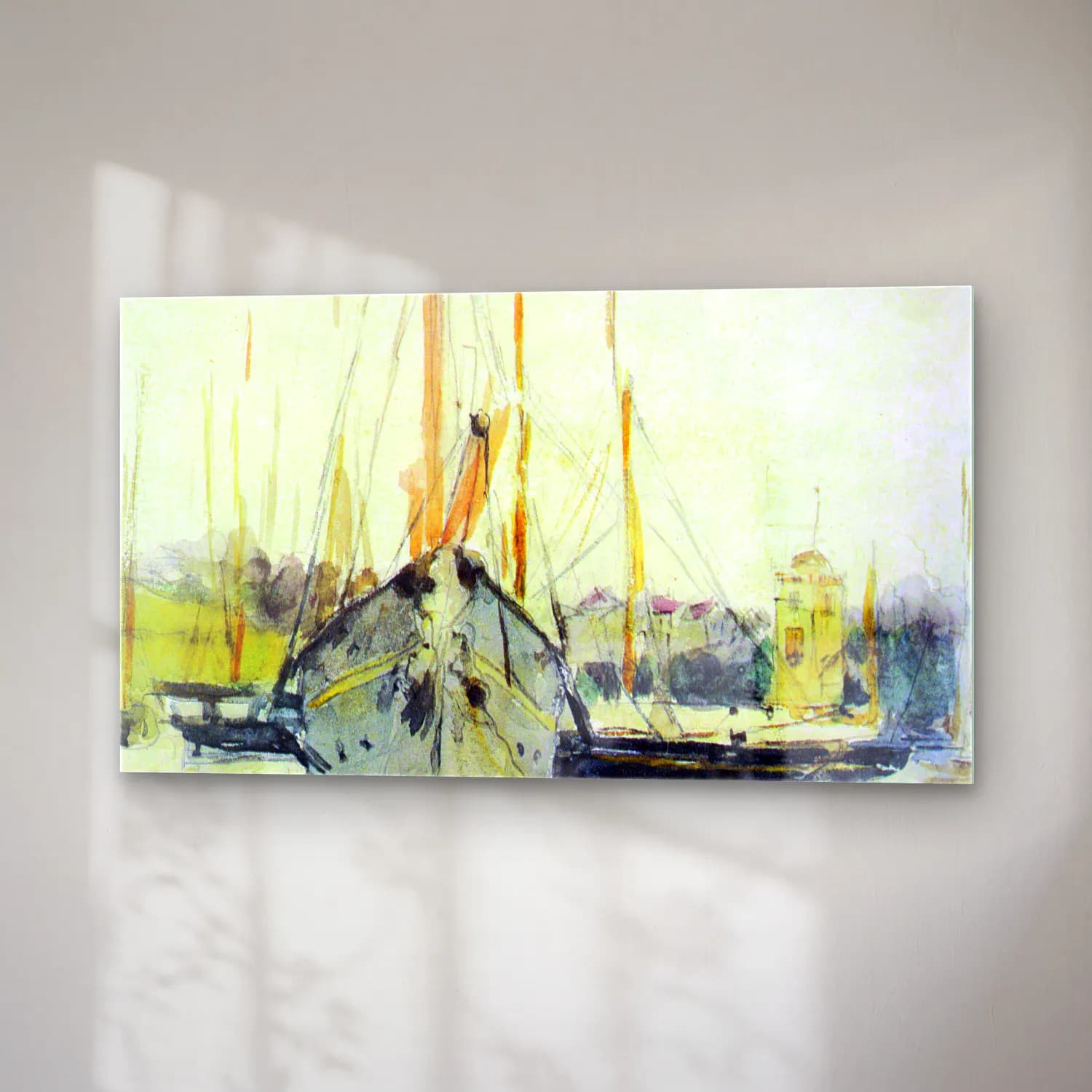 Berthe Morisot – Midina at the entrance to the Isle of Wight cam tablo — sağ açıdan görünüm