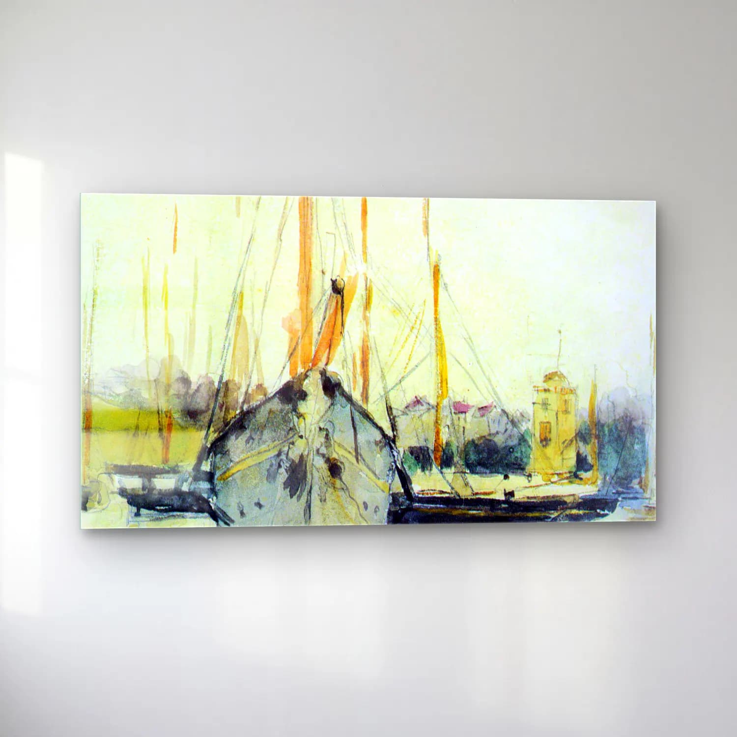 Berthe Morisot – Midina at the entrance to the Isle of Wight cam tablo — sol açıdan görünüm