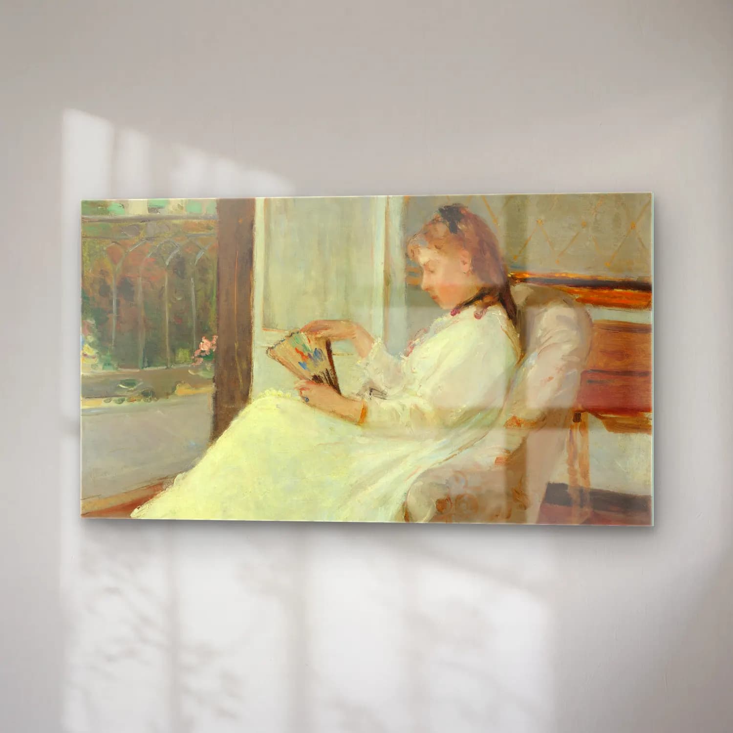 Berthe Morisot – The Artist s Sister at a Window cam tablo — sağ açıdan görünüm