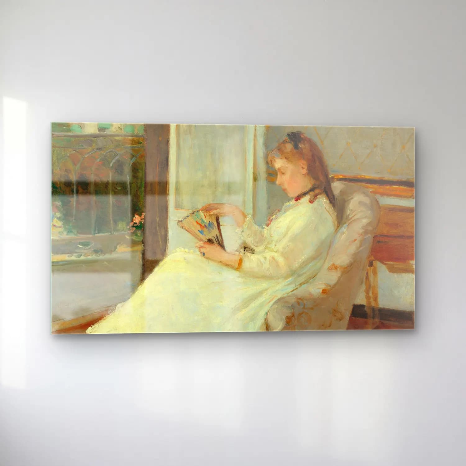 Berthe Morisot – The Artist s Sister at a Window cam tablo — sol açıdan görünüm