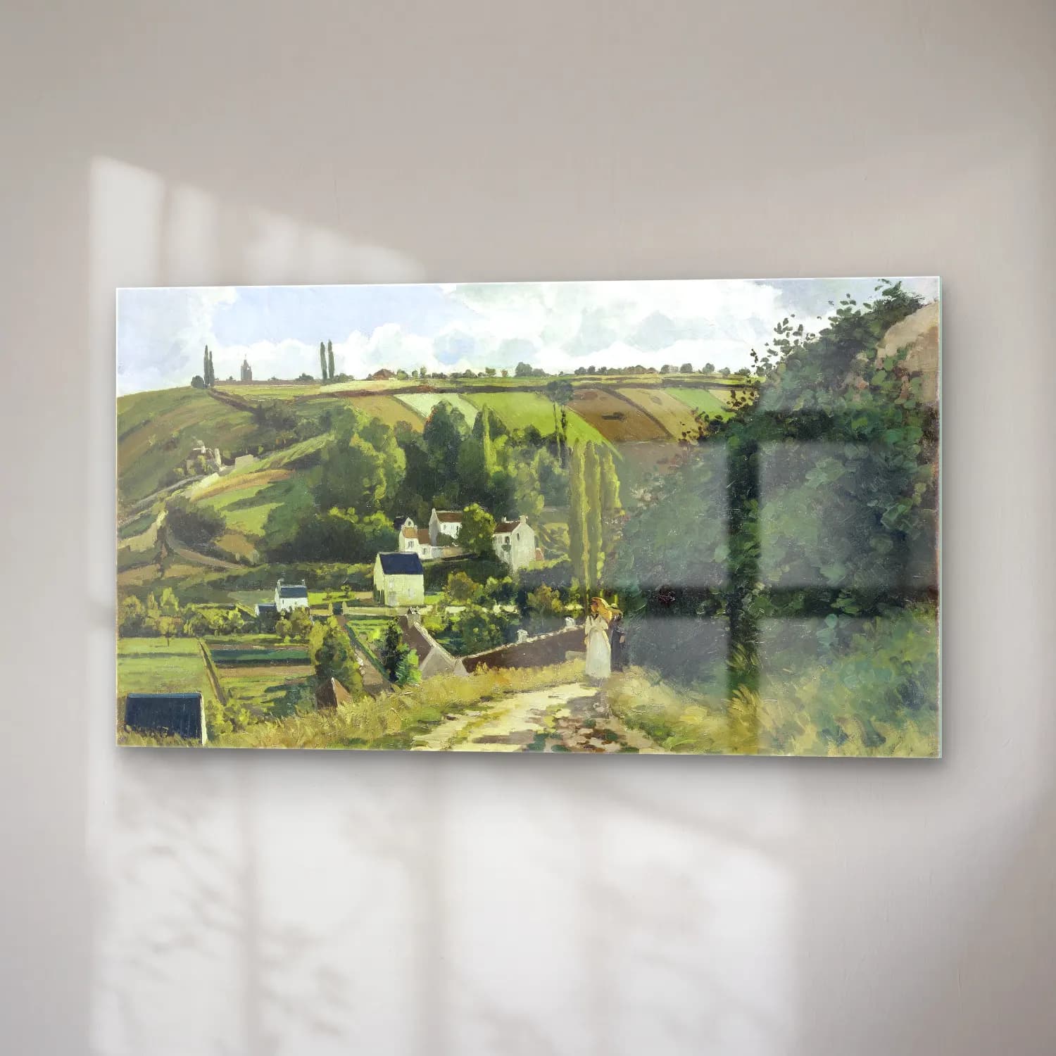 Camille Pissarro – Jalais Hill, Pontoise cam tablo — sağ açıdan görünüm