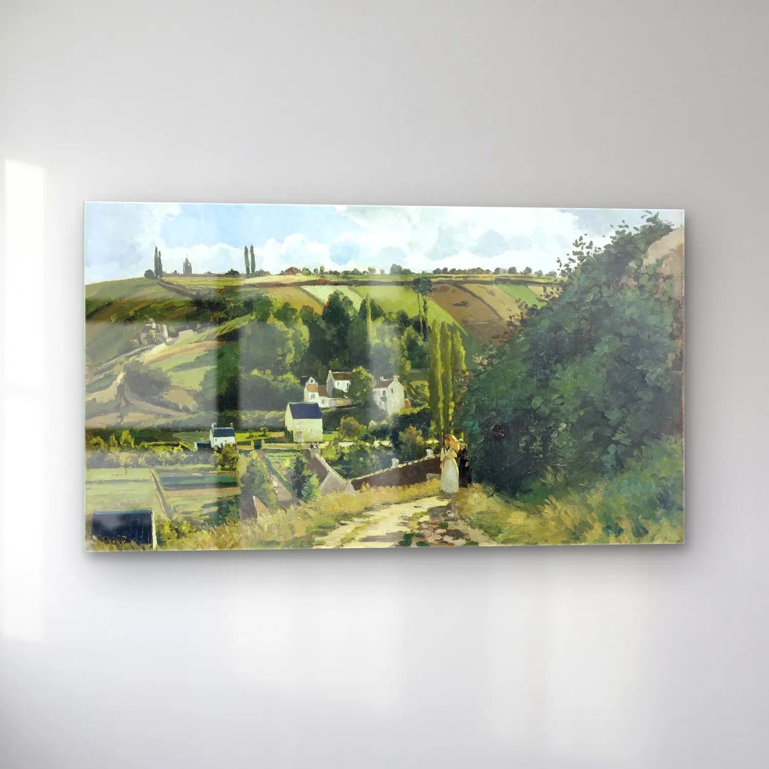 Camille Pissarro – Jalais Hill, Pontoise cam tablo — sol açıdan görünüm
