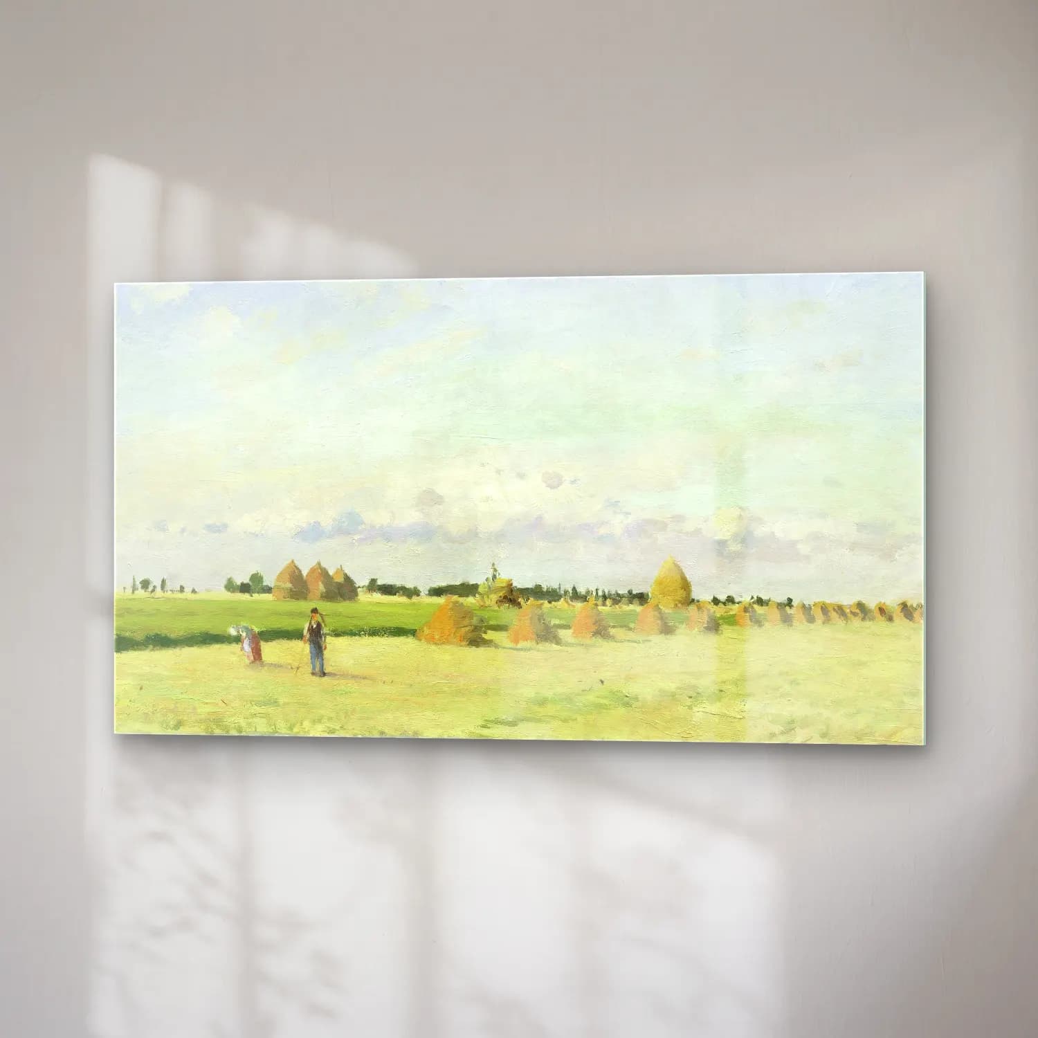 Camille Pissarro – Landscape, Ile-de-France cam tablo — sağ açıdan görünüm