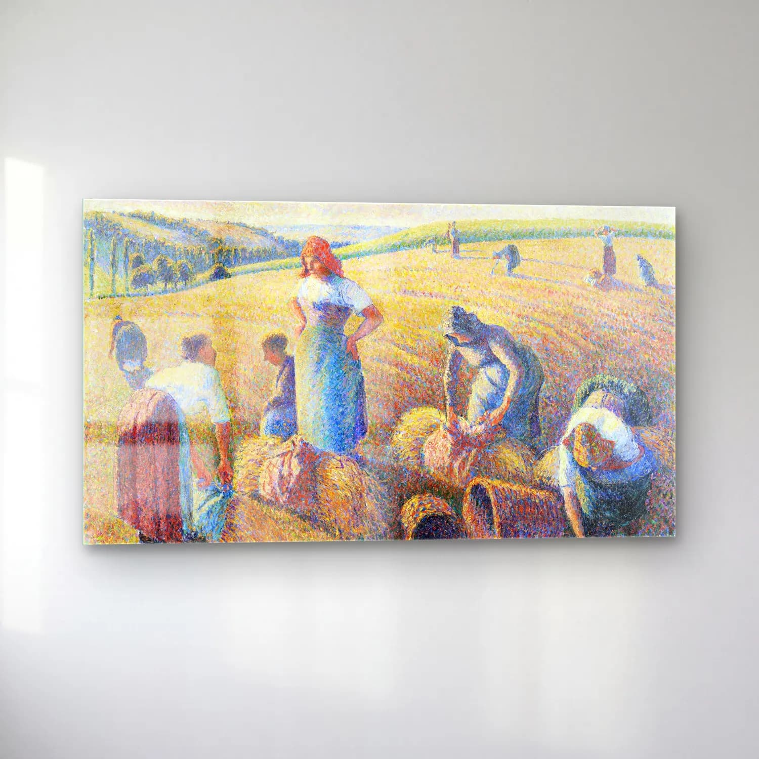 Camille Pissarro – The gleaners cam tablo — sol açıdan görünüm