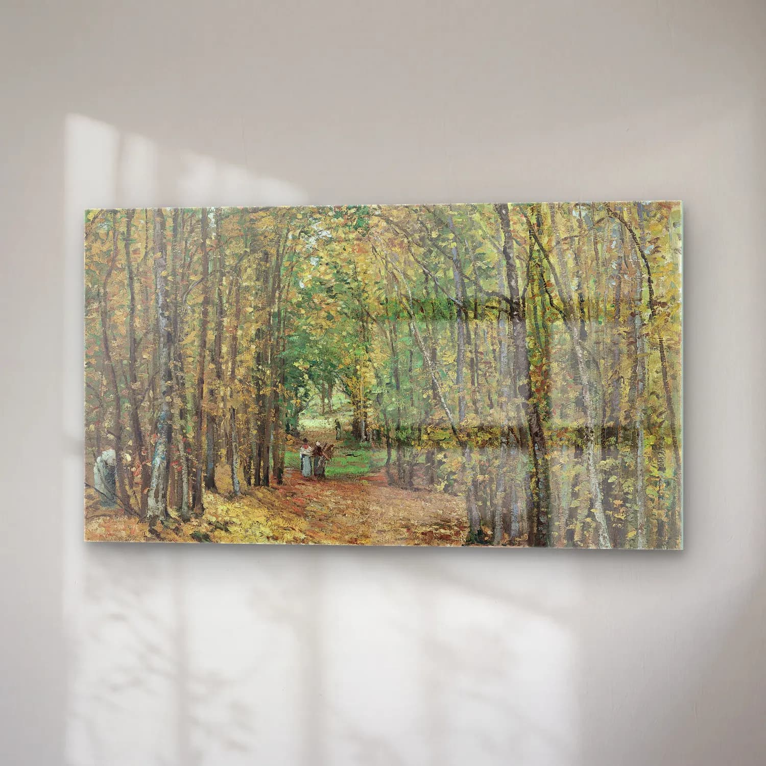 Camille Pissarro – Allée dans le parc de Marly cam tablo — sağ açıdan görünüm