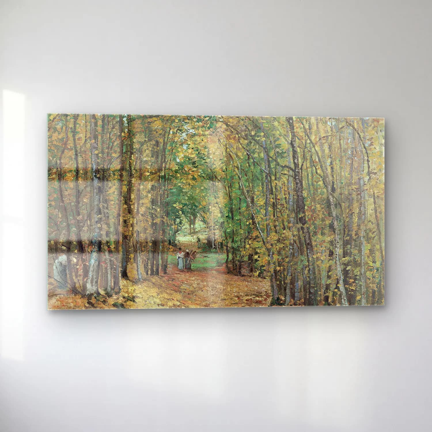Camille Pissarro – Allée dans le parc de Marly cam tablo — sol açıdan görünüm