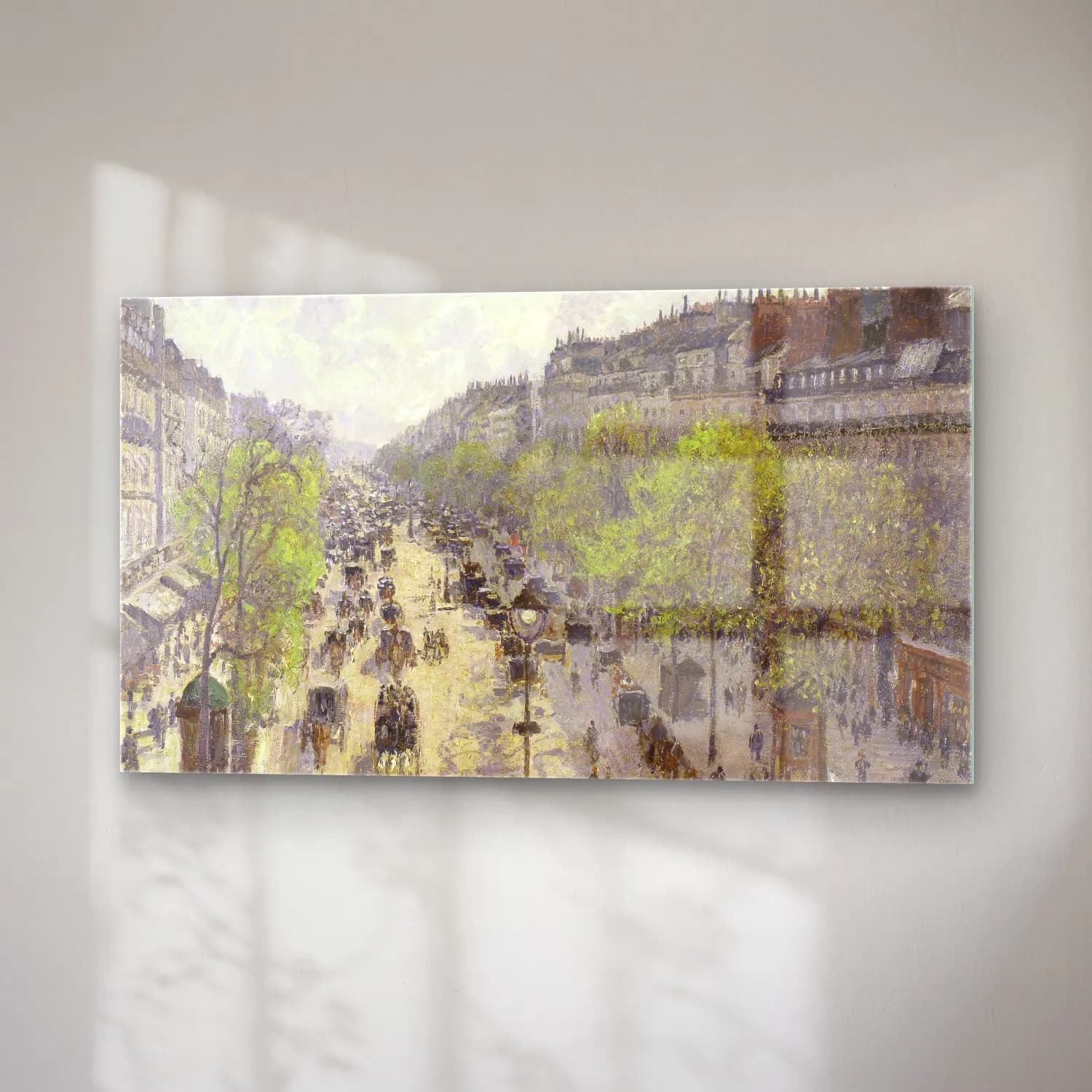Camille Pissarro – Boulevard Montmartre Spring cam tablo — sağ açıdan görünüm
