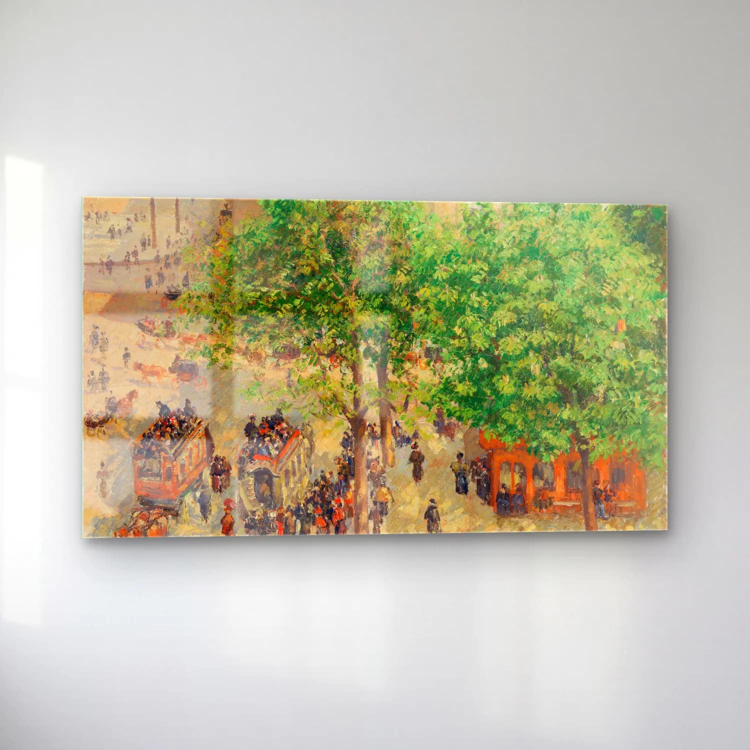 Camille Pissarro – Place du Théâtre-Français cam tablo — sol açıdan görünüm