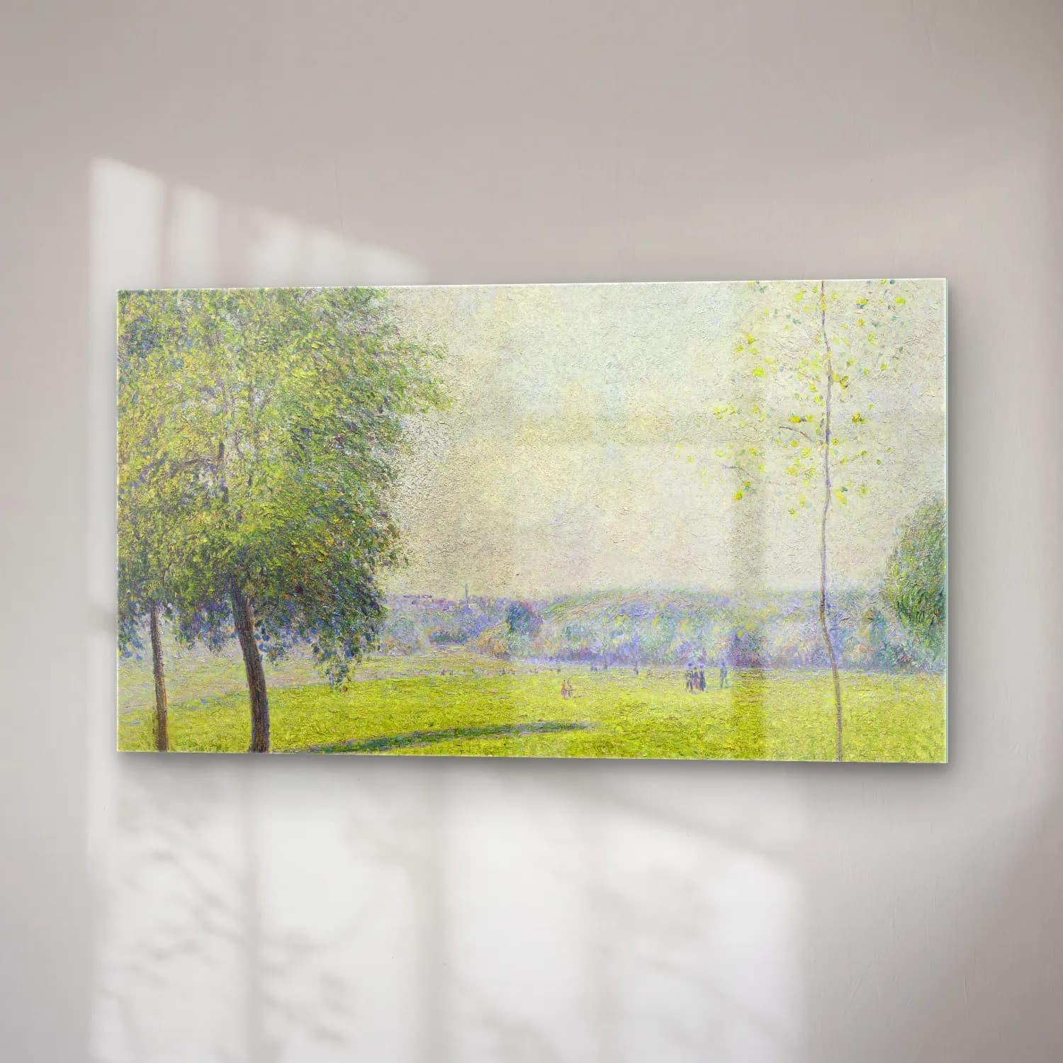 Camille Pissarro – Primrose Hill Londres cam tablo — sağ açıdan görünüm