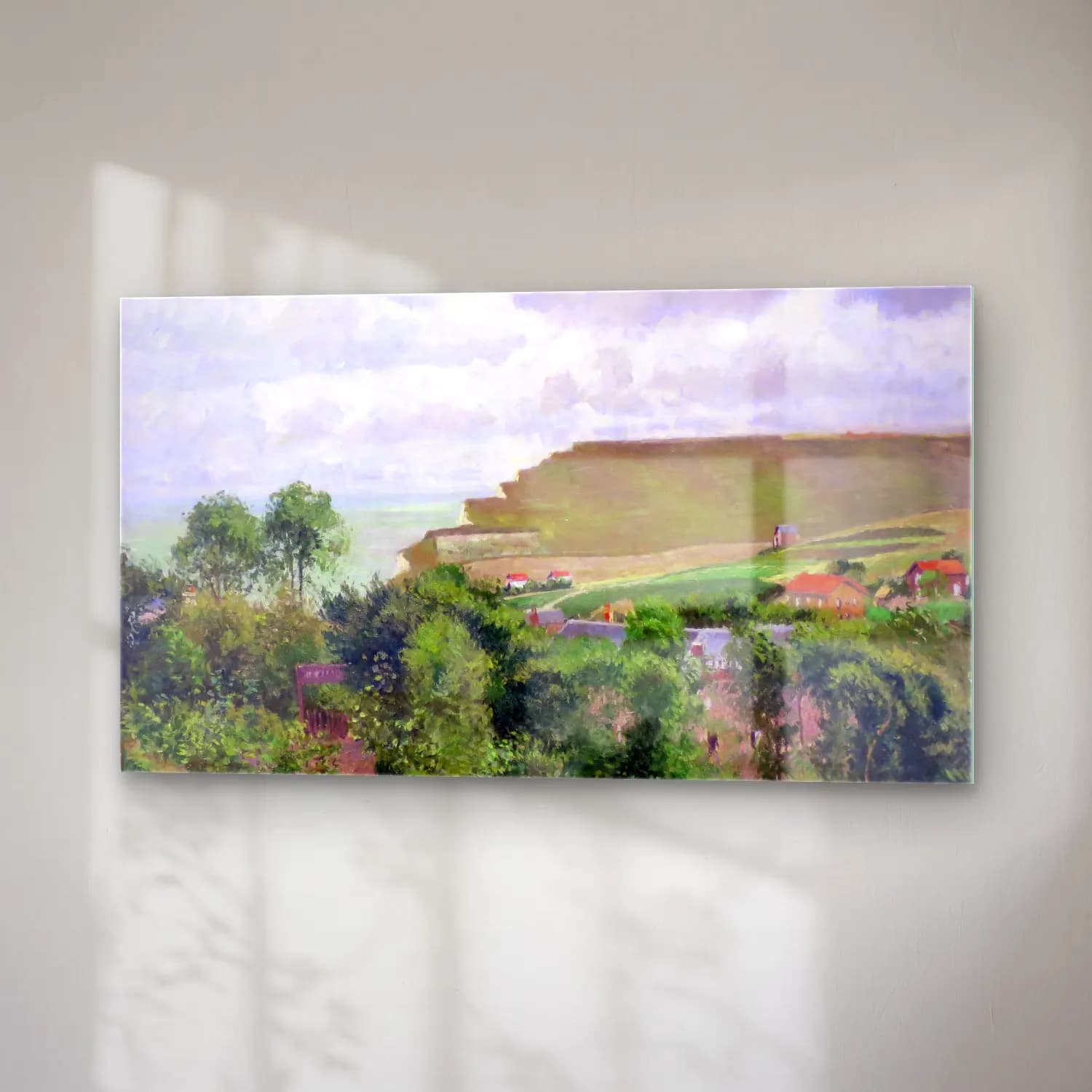 Camille Pissarro – Vue de Berneval cam tablo — sağ açıdan görünüm