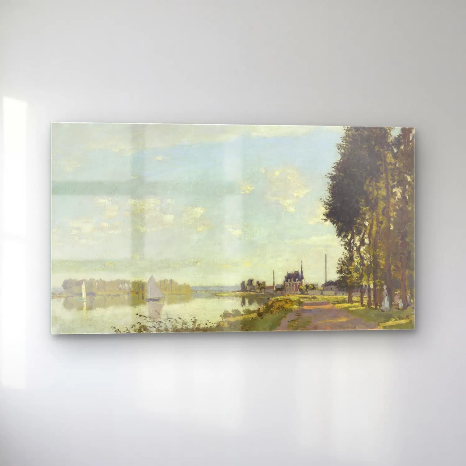 Claude Monet – Argenteuil No. 4 cam tablo — sol açıdan görünüm