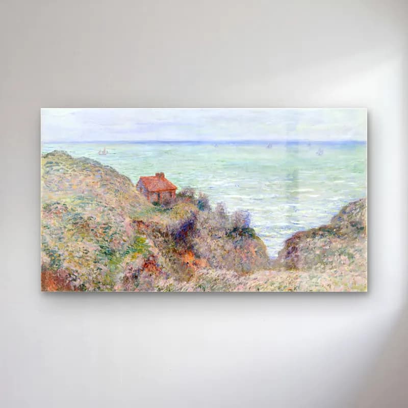 Claude Monet – Cabin of the Customs Watch cam tablo — Claude Monet – Cabin of the Customs Watch — empresyonist deniz feneri