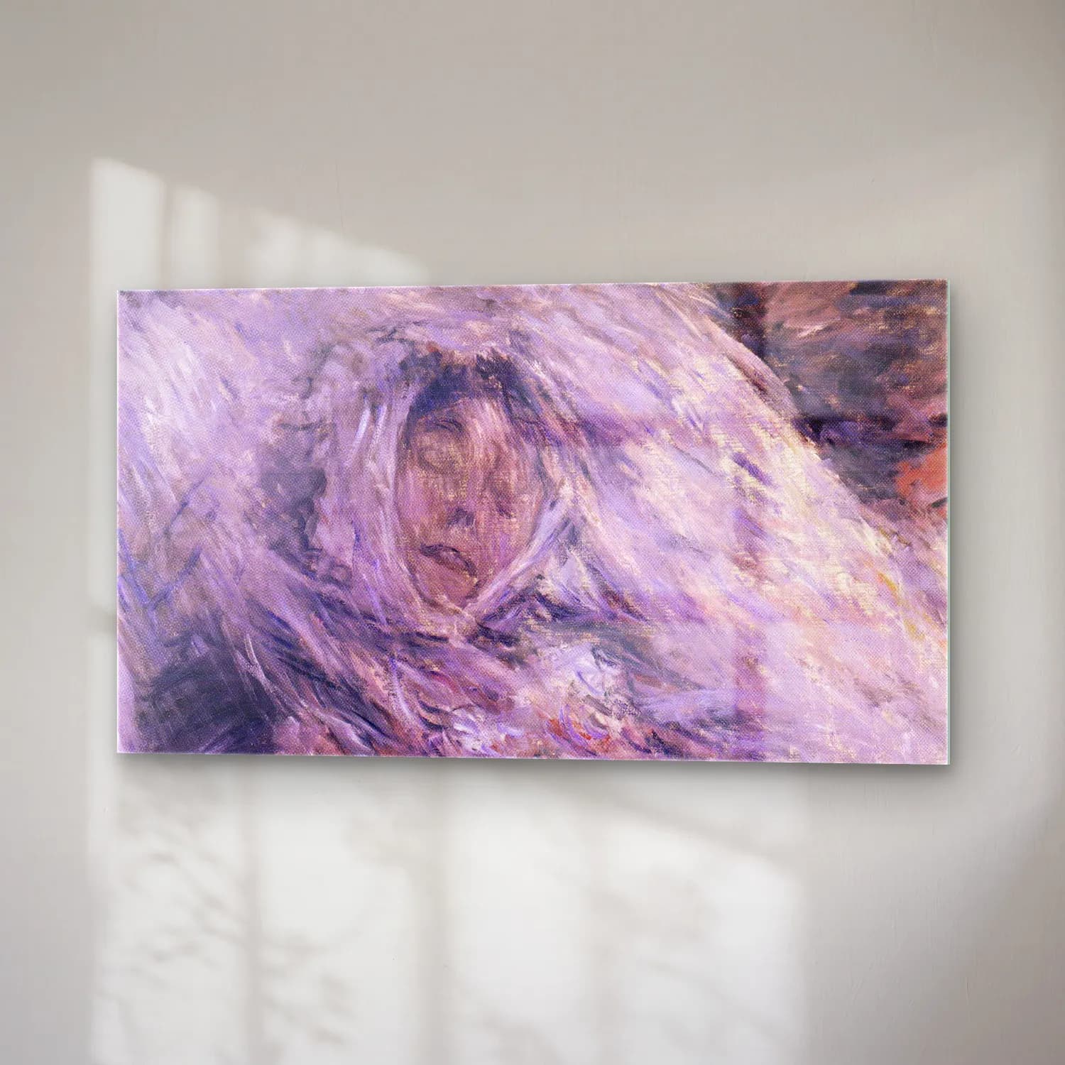 Claude Monet – Camille Monet on her deathbed cam tablo — sağ açıdan görünüm