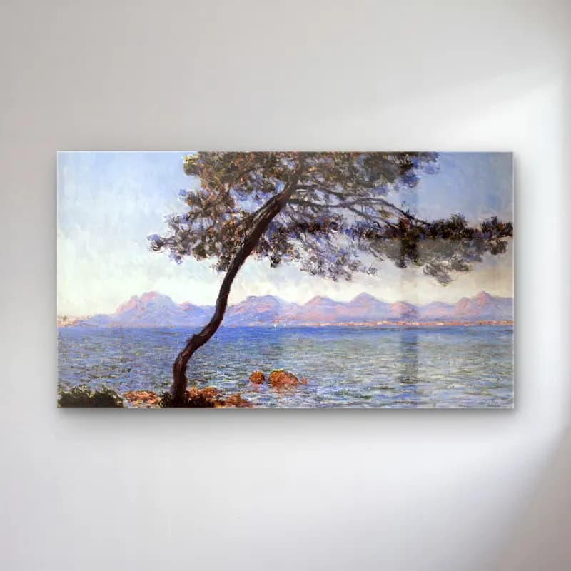 Claude Monet – Cap d Antibes cam tablo — Claude Monet – Cap d Antibes — empresyonist i̇talyan sahili