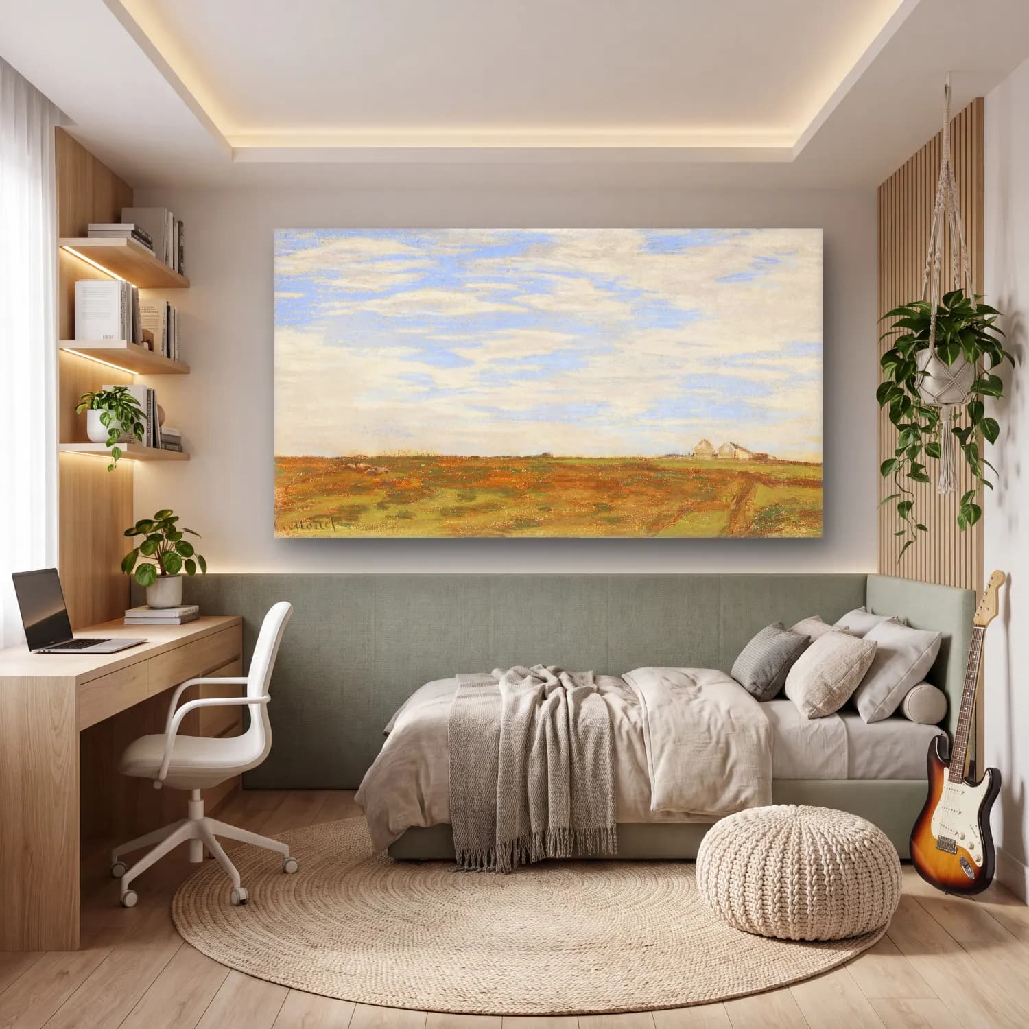 Claude Monet – Landscape cam tablo — genç odasında