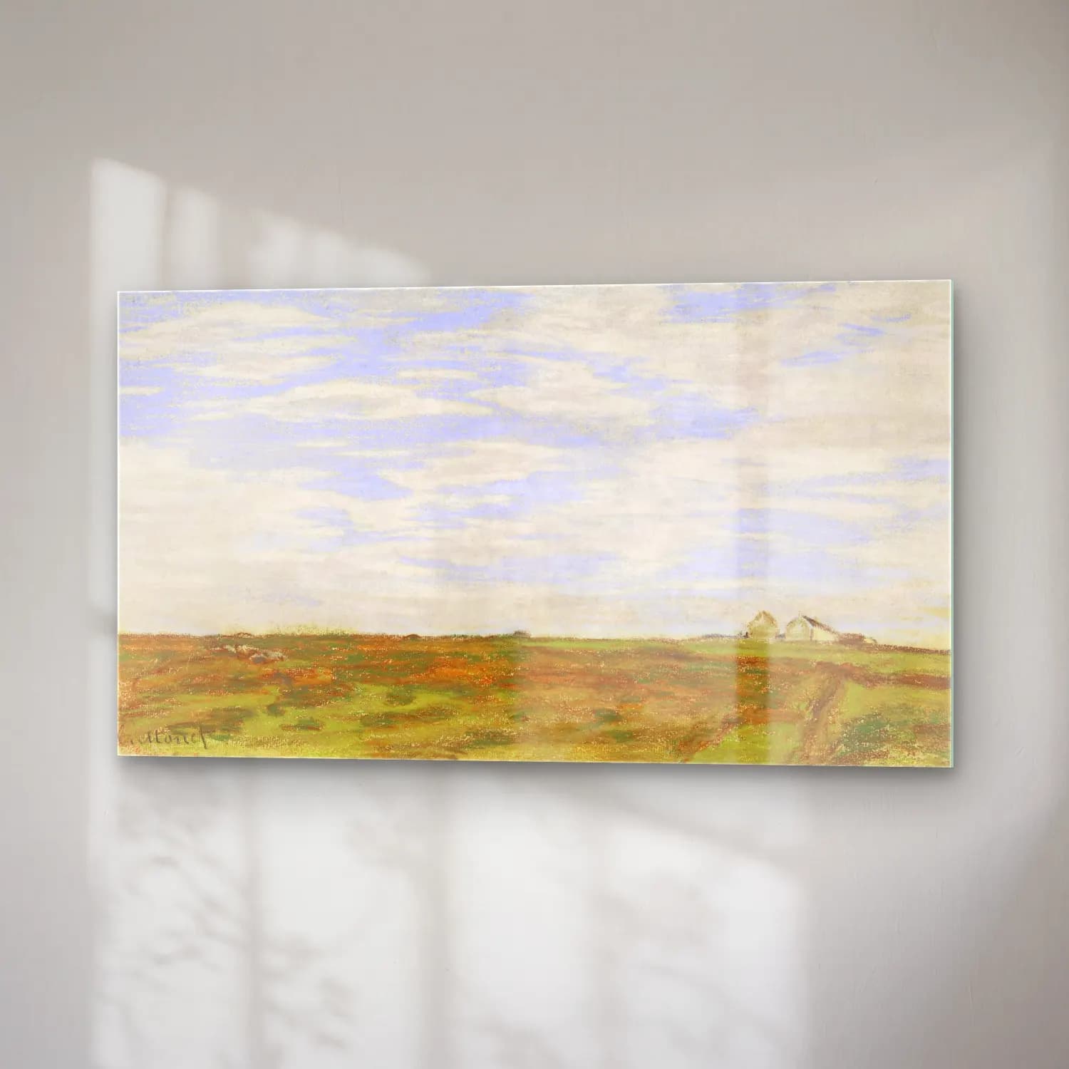 Claude Monet – Landscape cam tablo — sağ açıdan görünüm