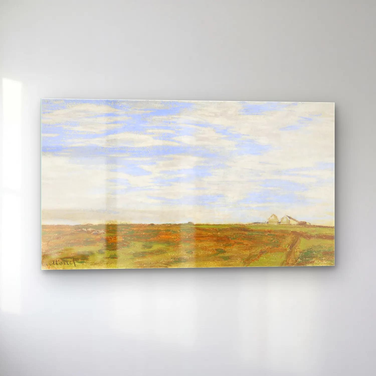 Claude Monet – Landscape cam tablo — sol açıdan görünüm