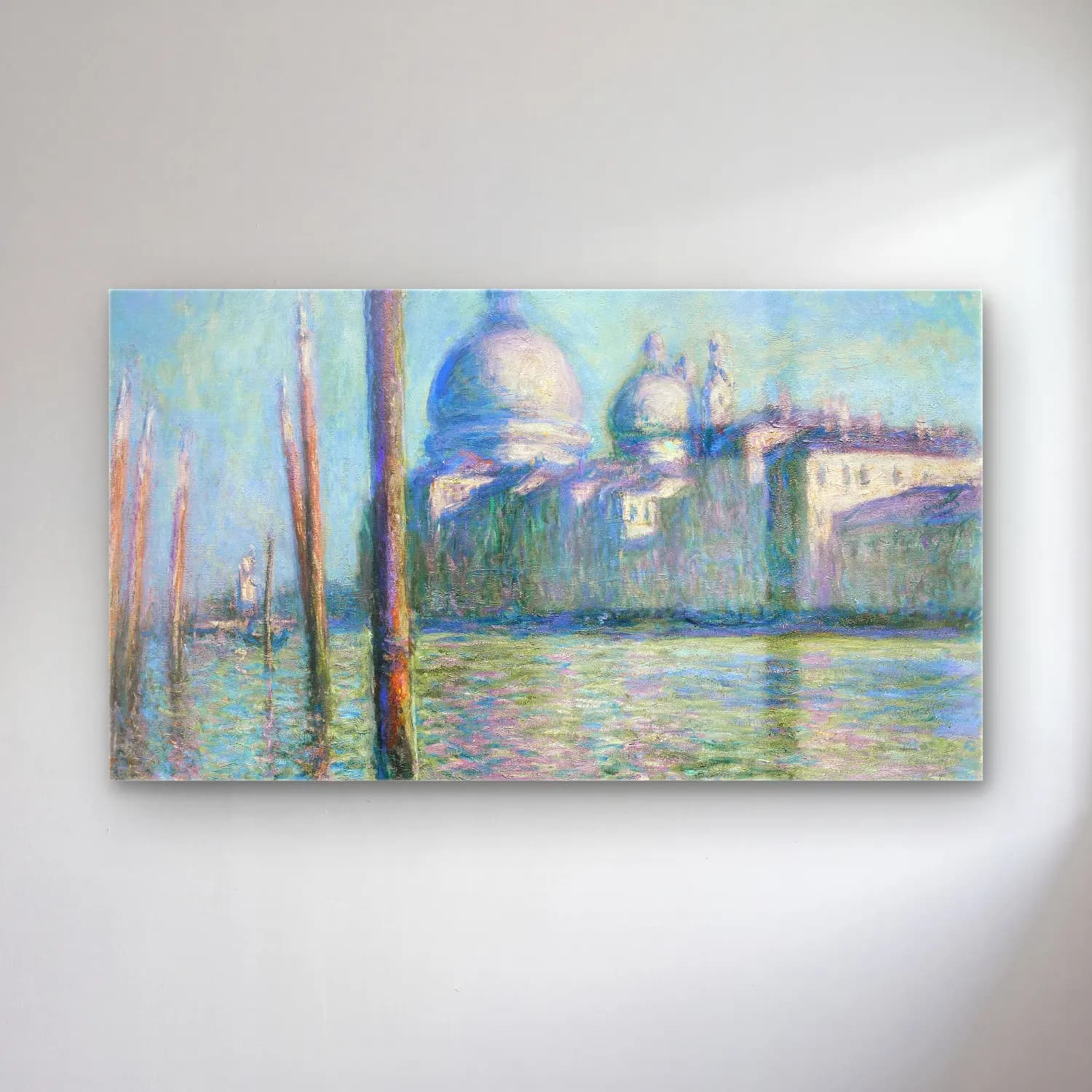 Claude Monet – Le Grand Canal cam tablo — Claude Monet – Le Grand Canal — empresyonist venedik kanalları