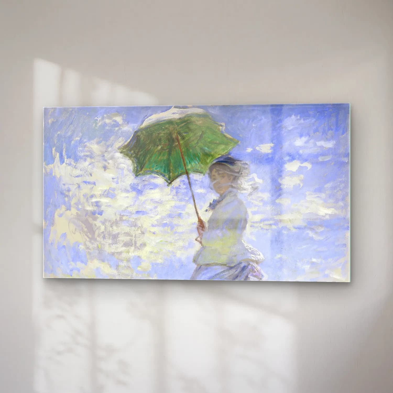 Claude Monet – Madame Monet and Her Son cam tablo — sağ açıdan görünüm