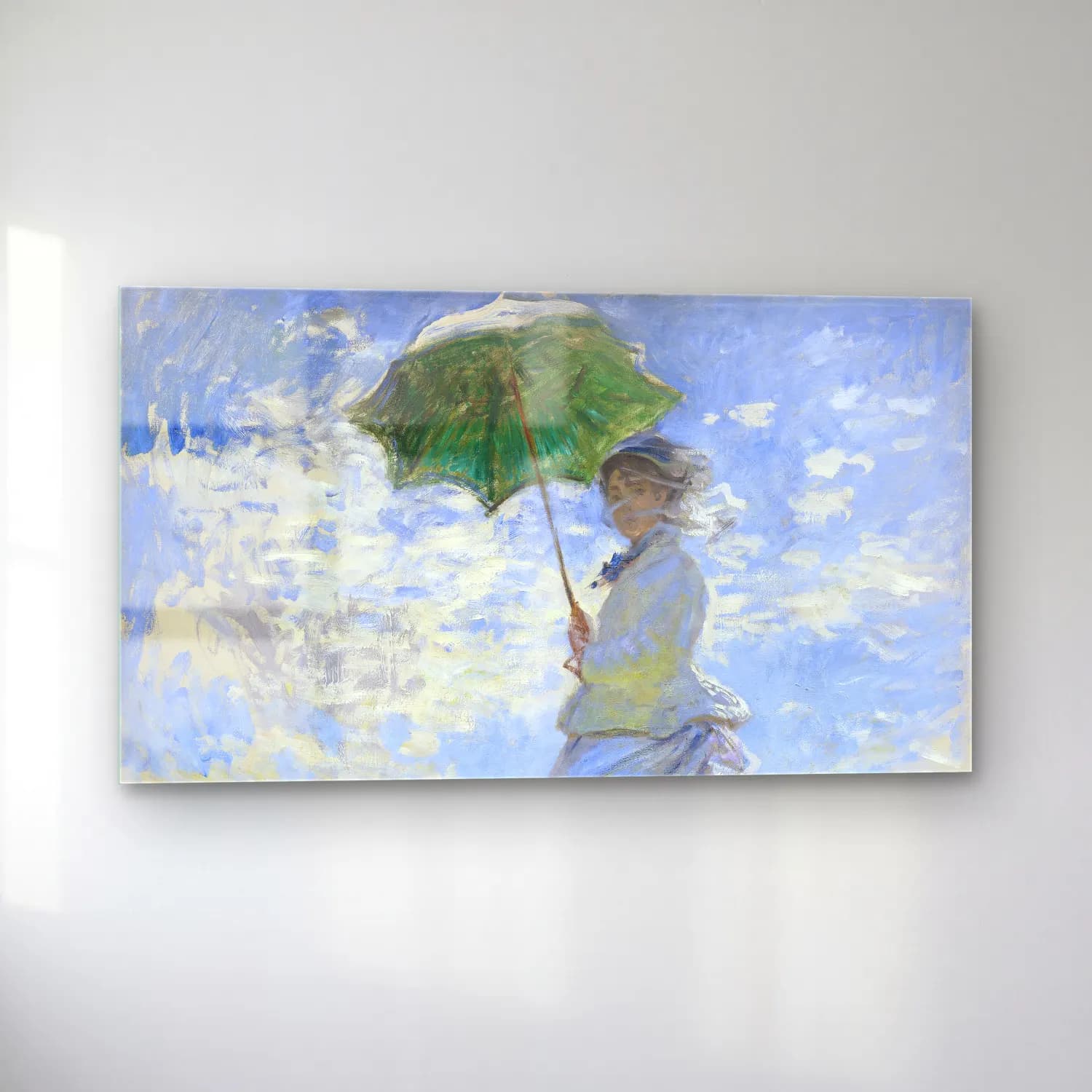 Claude Monet – Madame Monet and Her Son cam tablo — sol açıdan görünüm