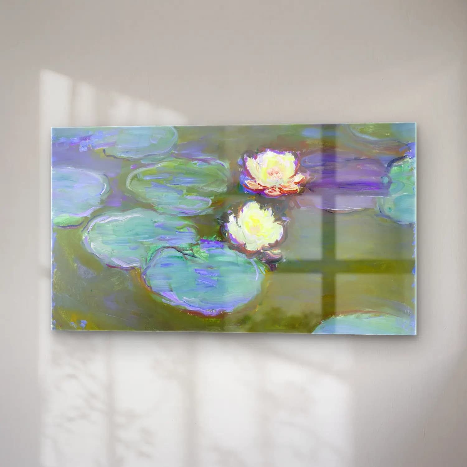 Claude Monet – Nympheas cam tablo — sağ açıdan görünüm