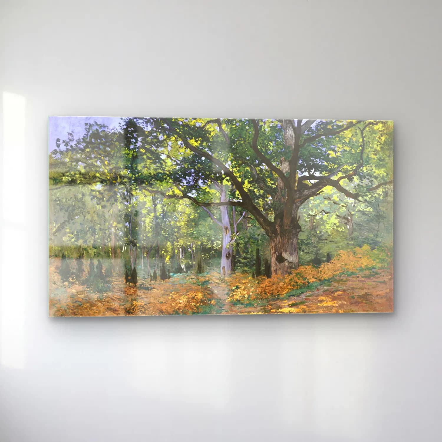 Claude Monet – The Bodmer Oak, Fontainebleau Forest cam tablo — sol açıdan görünüm