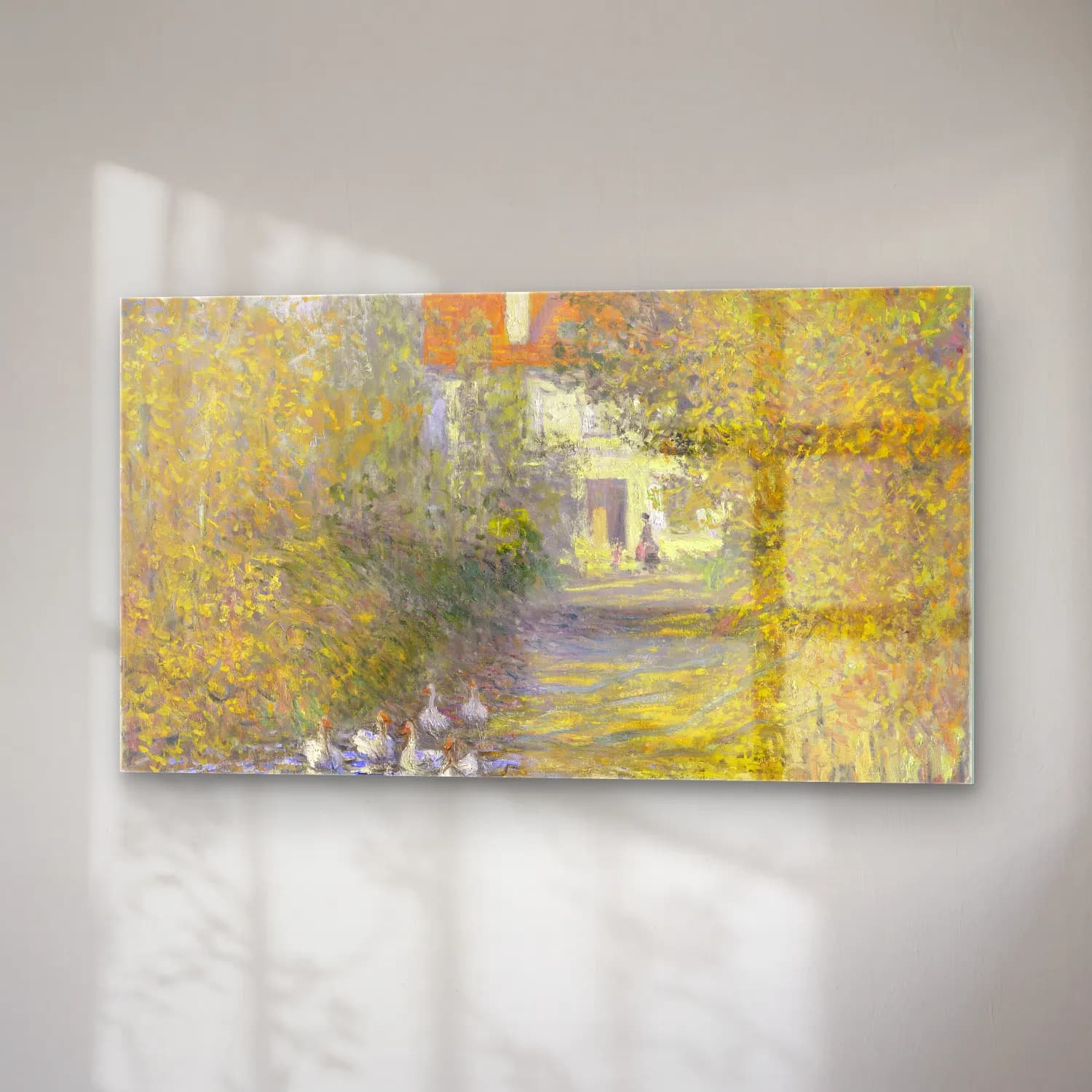 Claude Monet – The Geese cam tablo — sağ açıdan görünüm