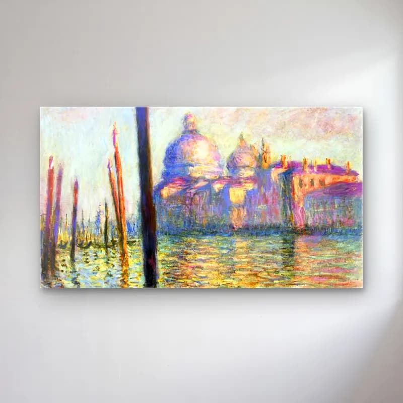 Claude Monet – The Grand Canal in Venice cam tablo — Claude Monet – The Grand Canal in Venice — empresyonist venedik kanalları