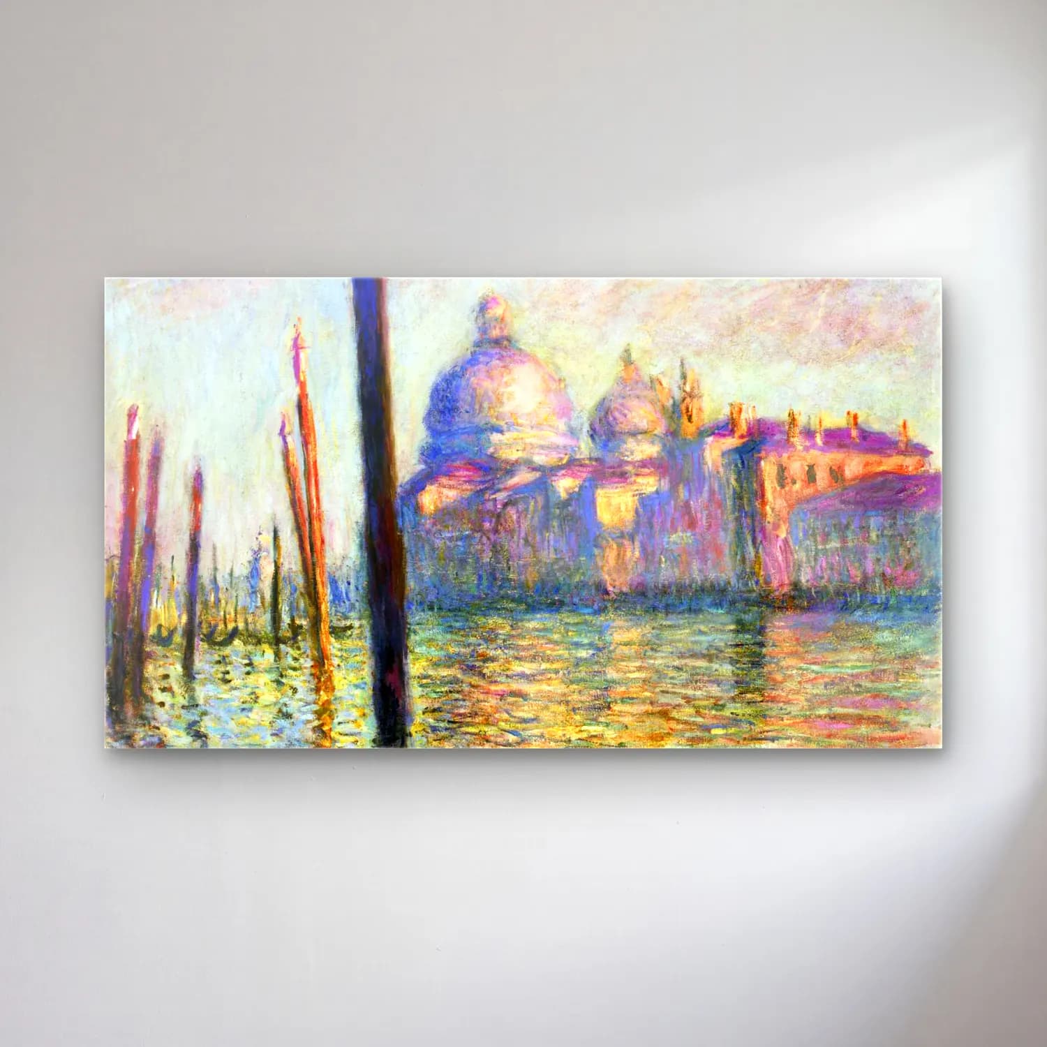 Claude Monet – The Grand Canal in Venice cam tablo — Claude Monet – The Grand Canal in Venice — empresyonist venedik kanalları