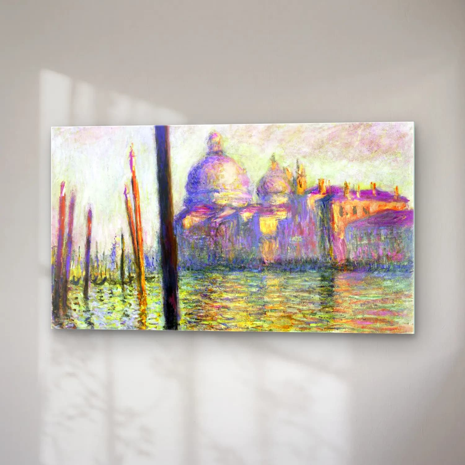 Claude Monet – The Grand Canal in Venice cam tablo — sağ açıdan görünüm