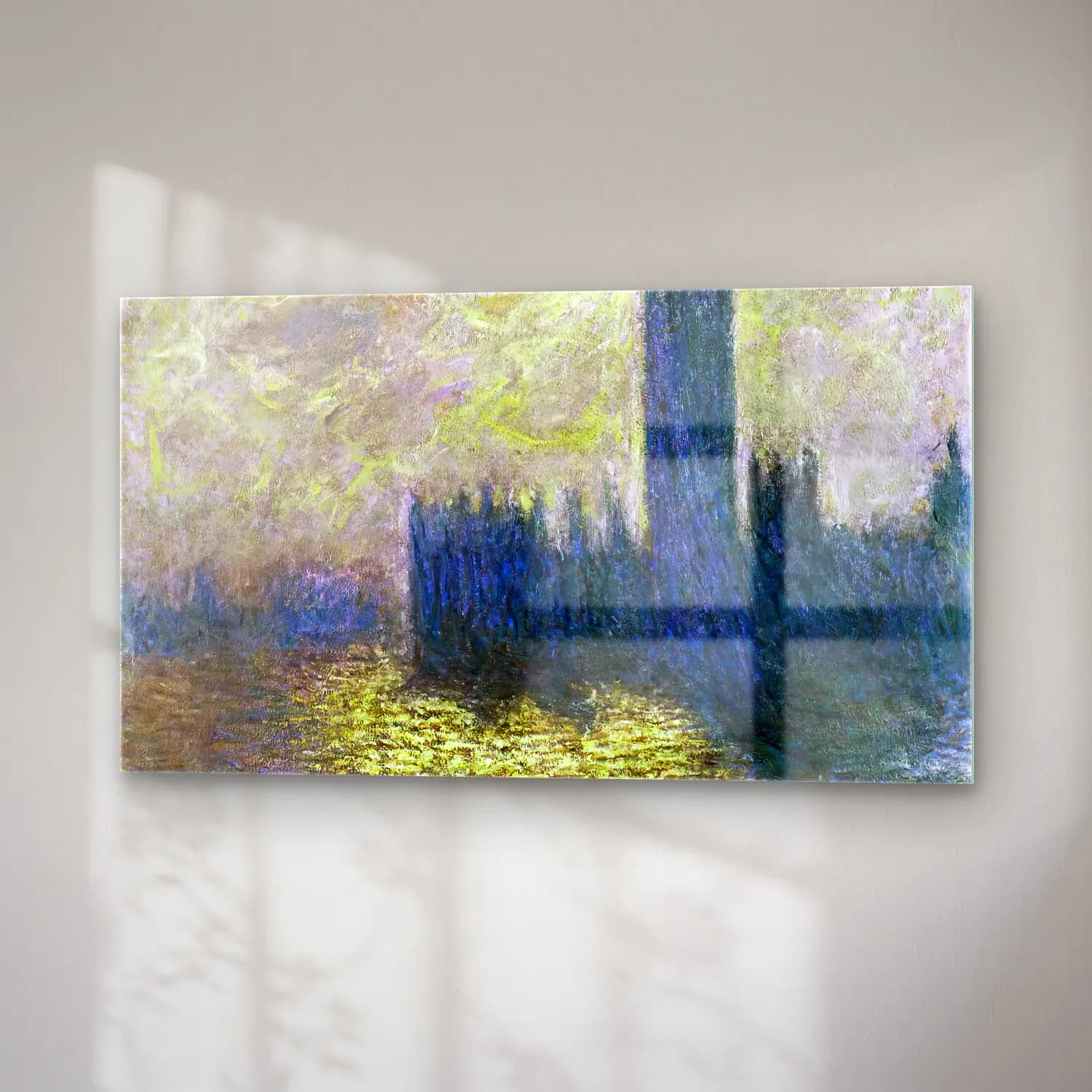 Claude Monet – The Houses of Parliament, London cam tablo — sağ açıdan görünüm
