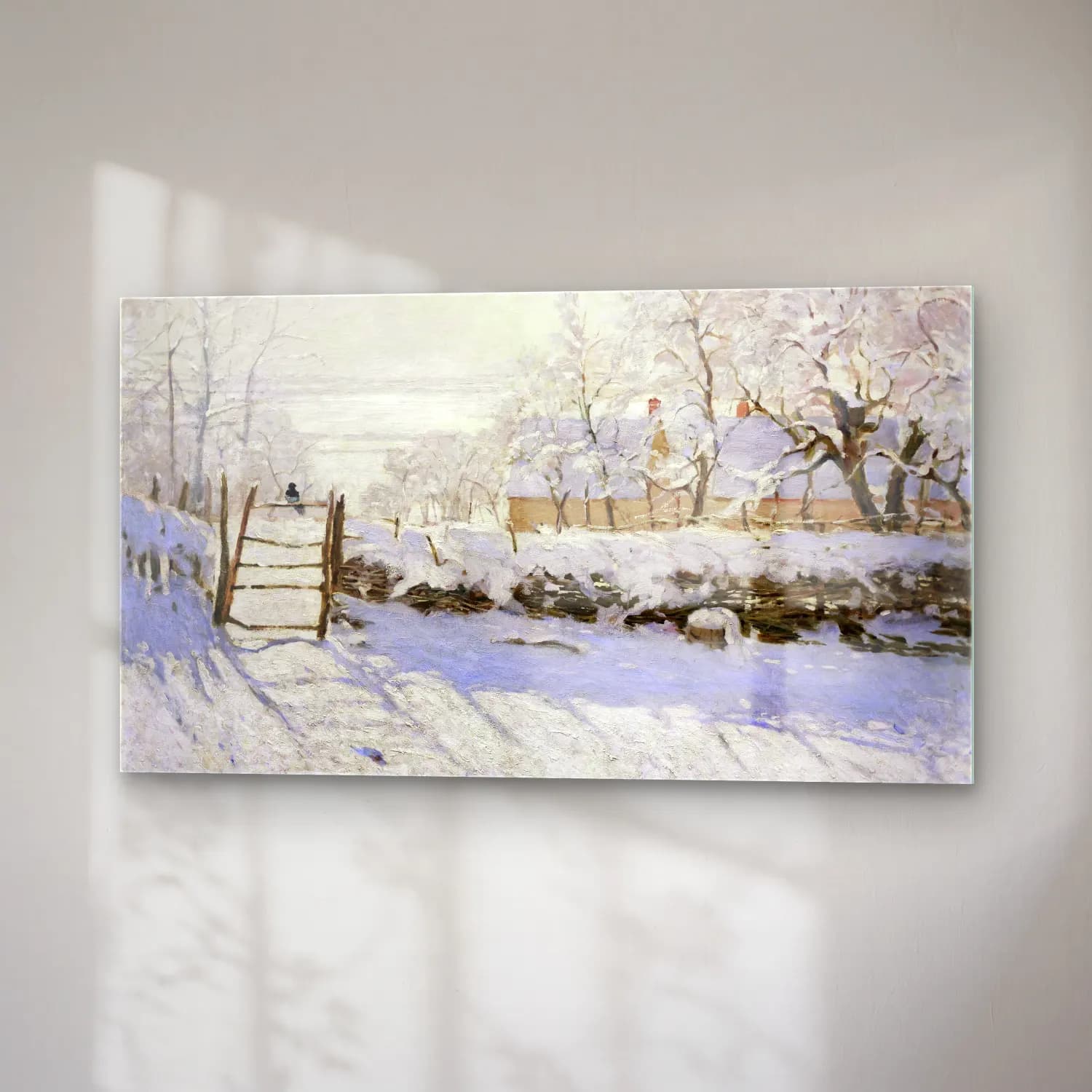 Claude Monet – The Magpie cam tablo — sağ açıdan görünüm