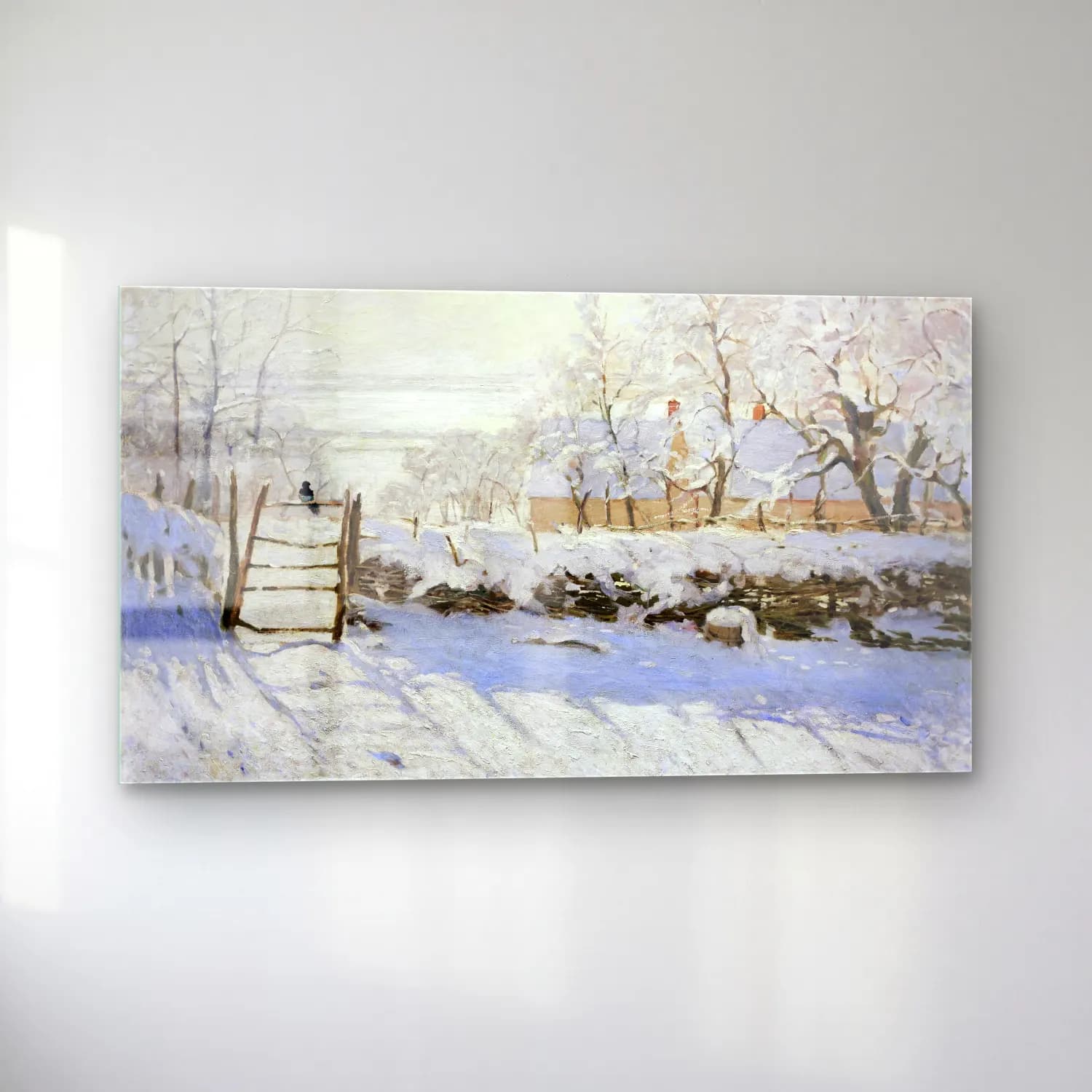Claude Monet – The Magpie cam tablo — sol açıdan görünüm