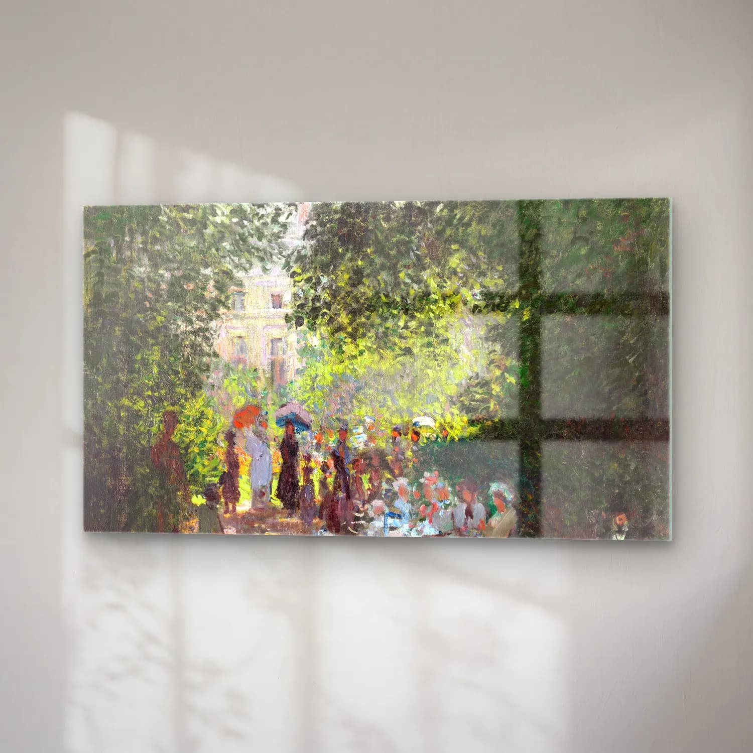 Claude Monet – The Parc Monceau cam tablo — sağ açıdan görünüm