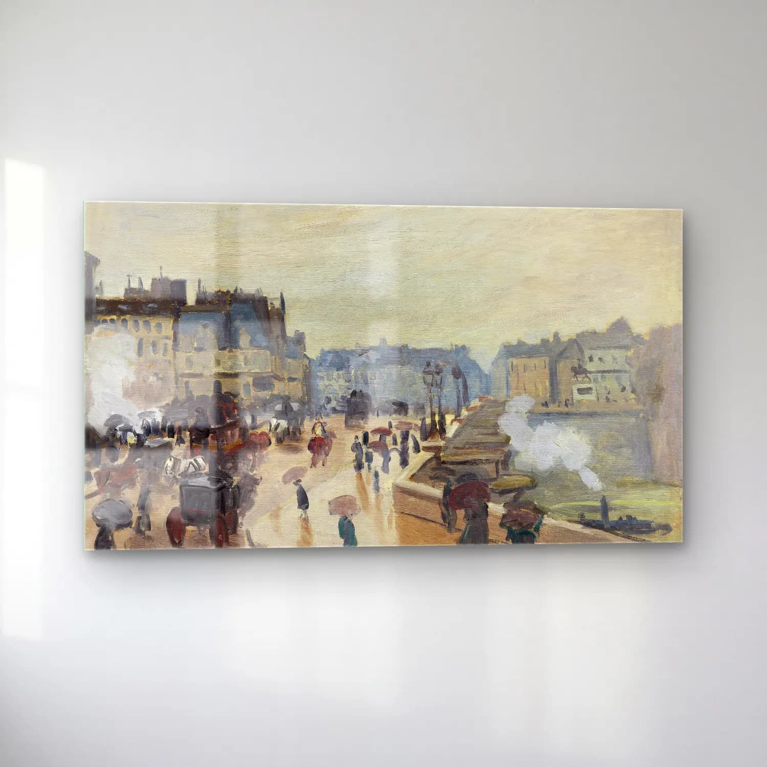 Claude Monet – The Pont Neuf cam tablo — sol açıdan görünüm