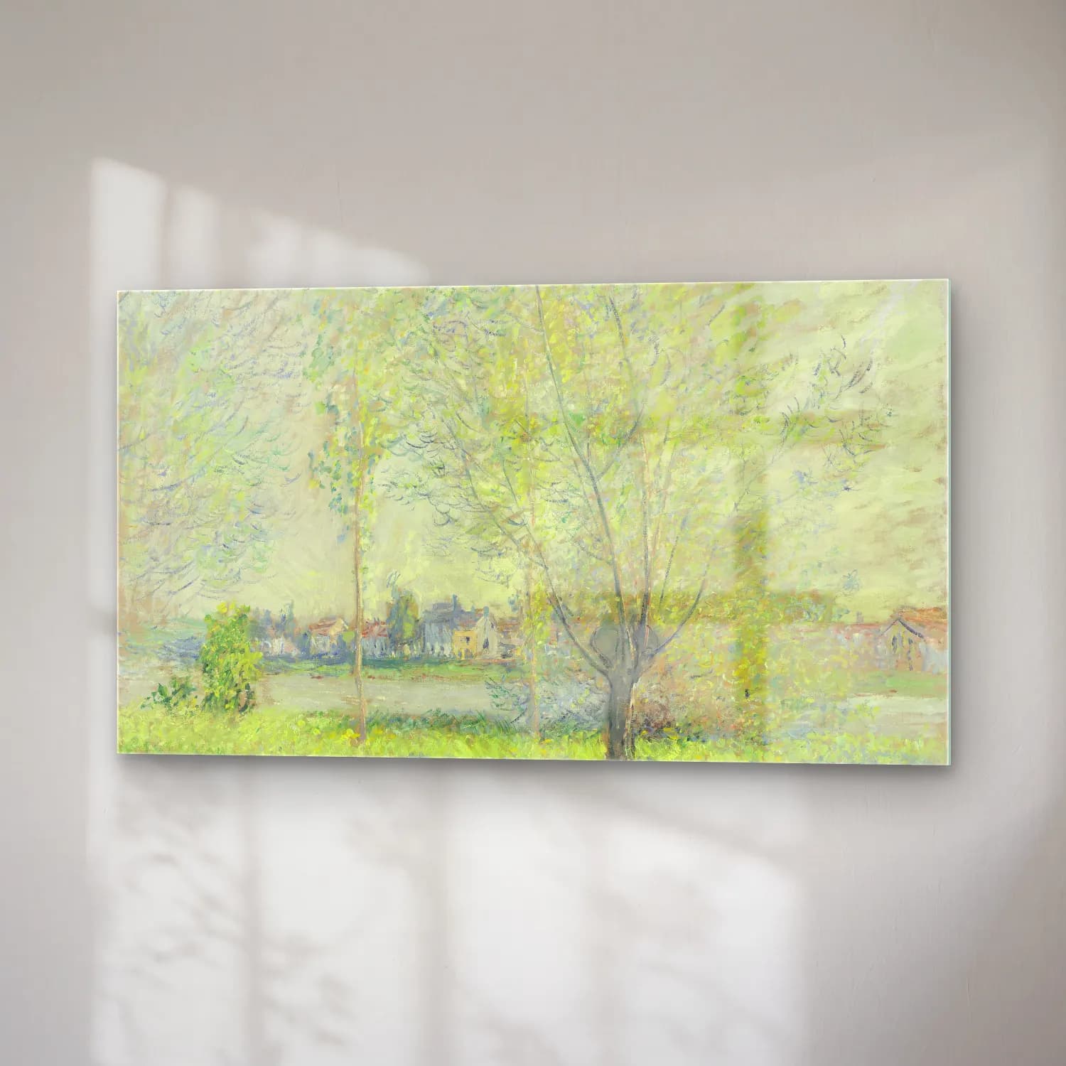 Claude Monet – The Willows cam tablo — sağ açıdan görünüm