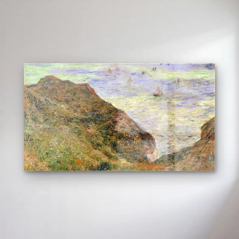 Claude Monet – View Over the Sea cam tablo — Claude Monet – View Over the Sea — empresyonist yelkenliler