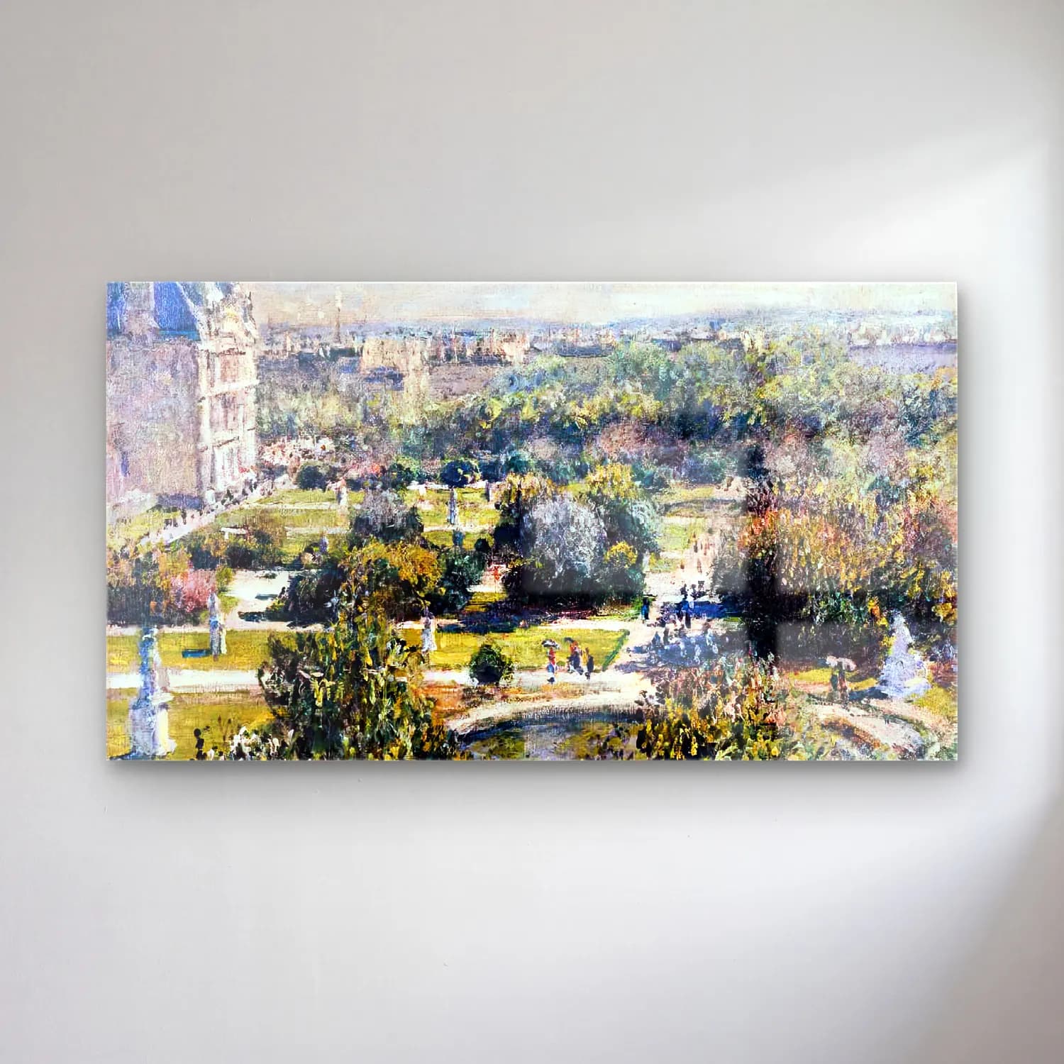 Claude Monet – View of the Tuileries Garden cam tablo — Claude Monet – View of the Tuileries Garden — empresyonist roma