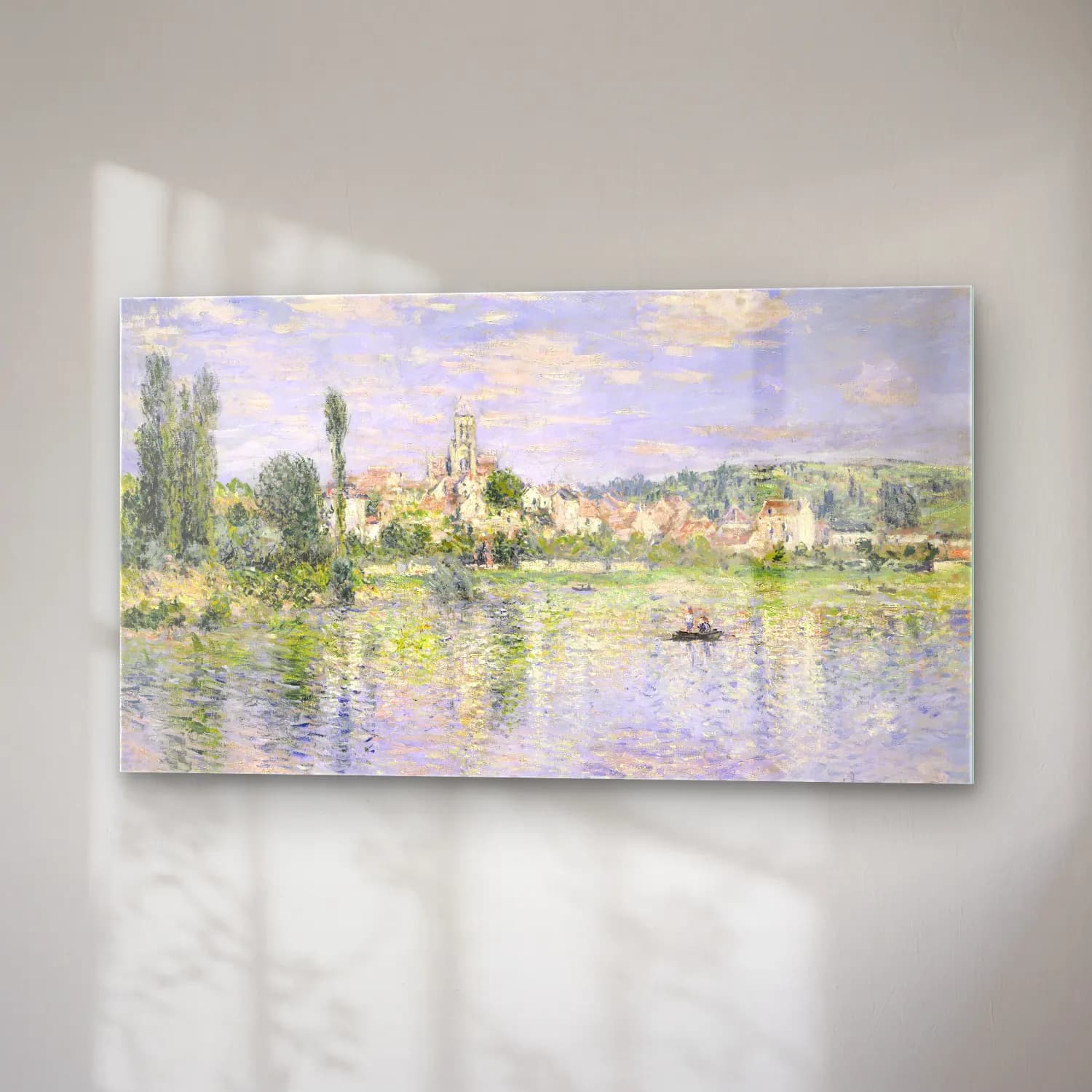 Claude Monet – Vétheuil in Summer cam tablo — sağ açıdan görünüm
