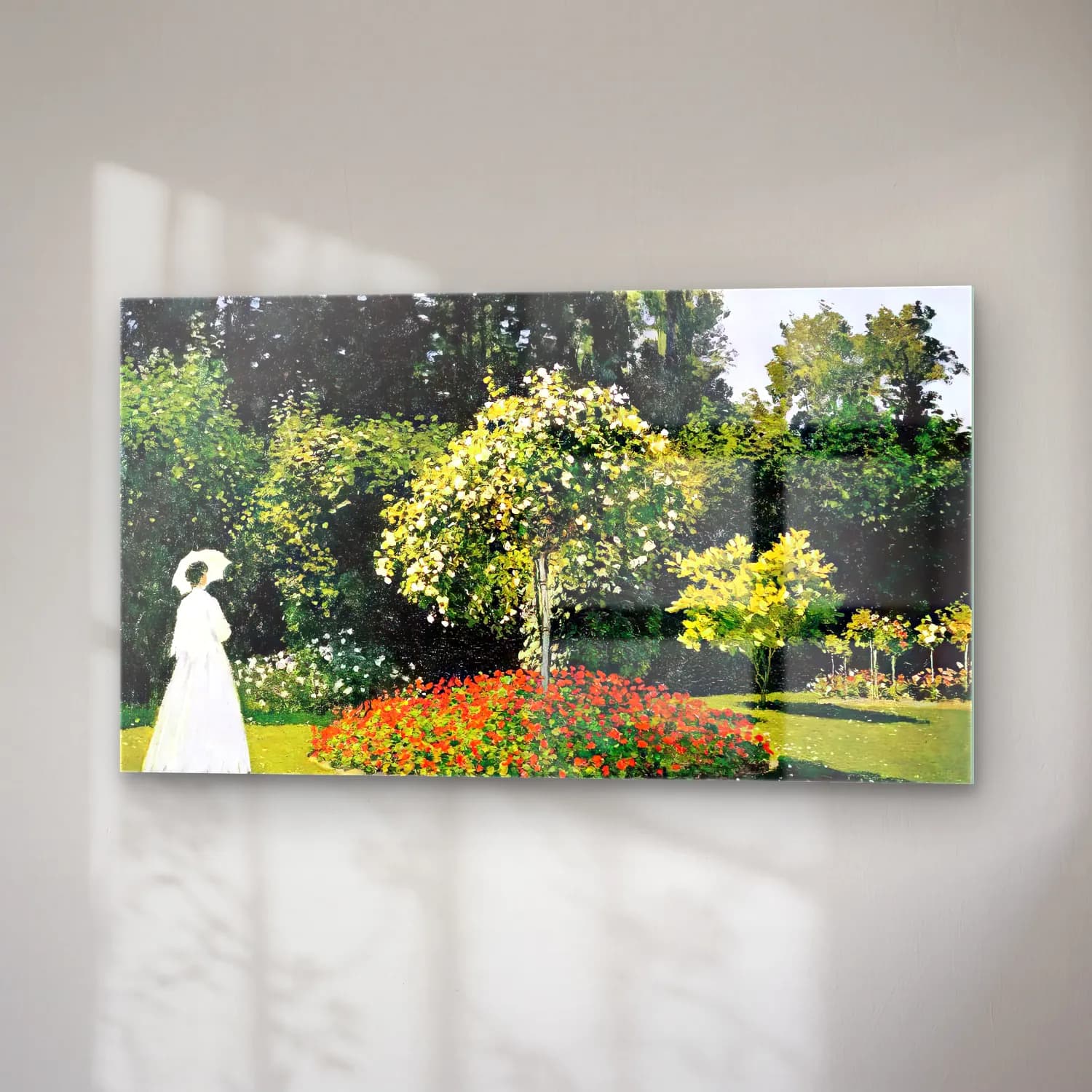 Claude Monet – Woman in the Garden cam tablo — sağ açıdan görünüm