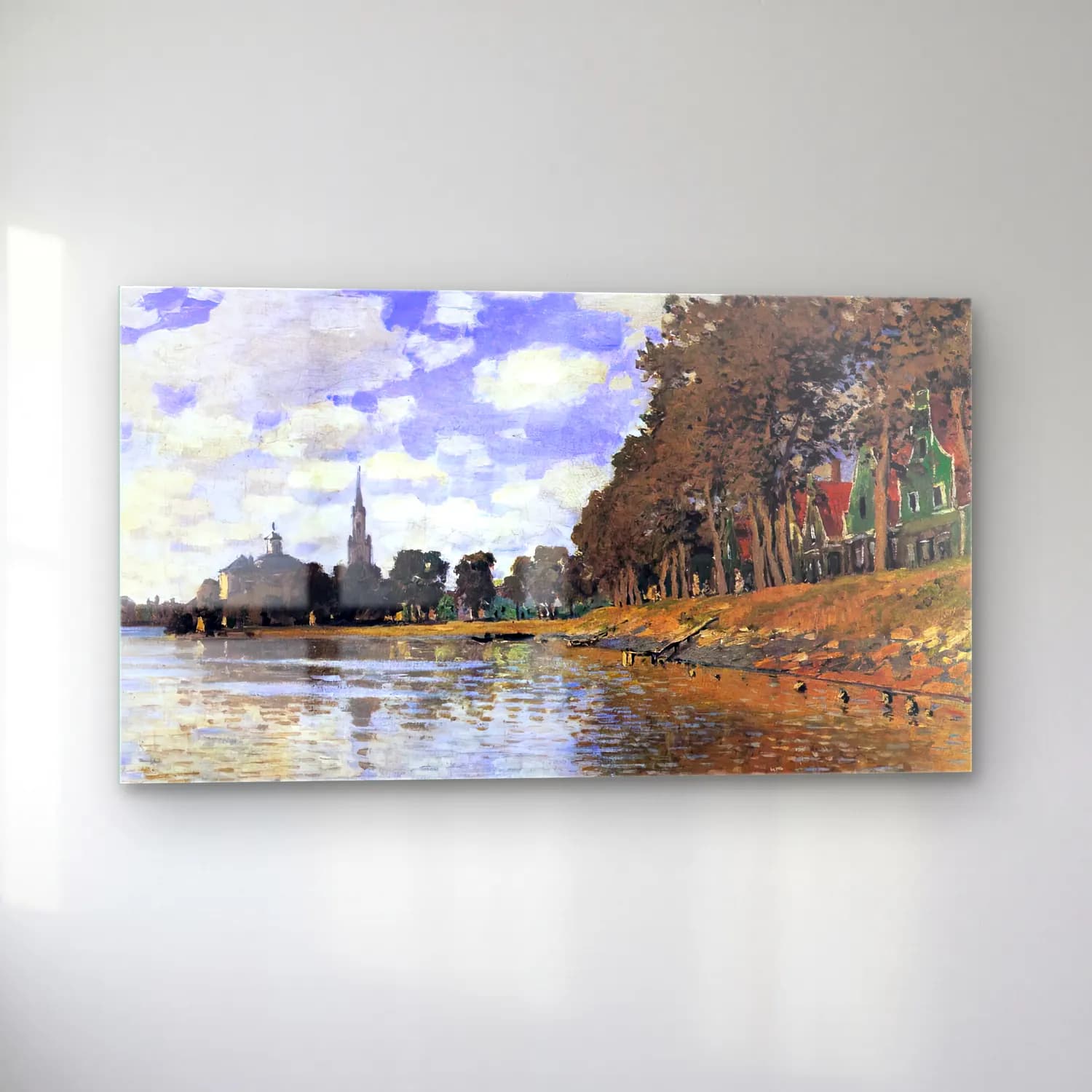 Claude Monet – Zaandam cam tablo — sol açıdan görünüm